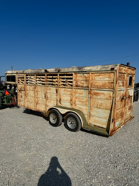1999 6x18 10K Gooseneck 4 Horse Slant #BOO60