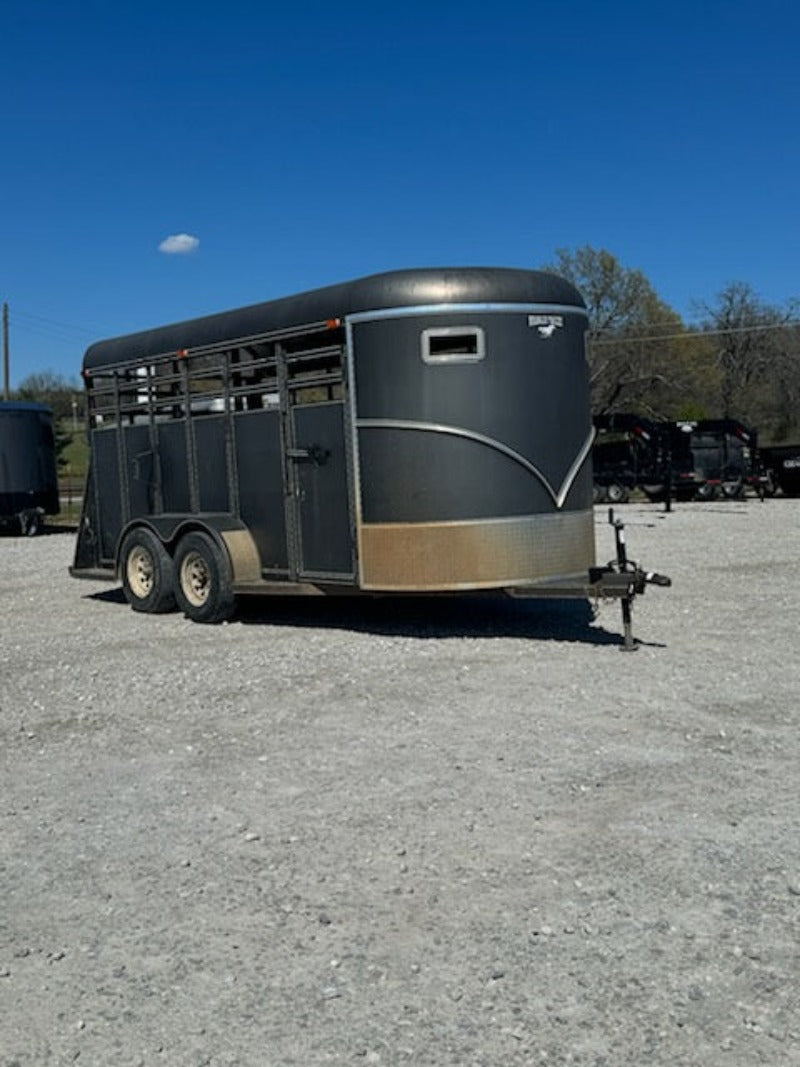 Rental: 2006 Wrangler 6x16 7K Bumper Pull Livestock