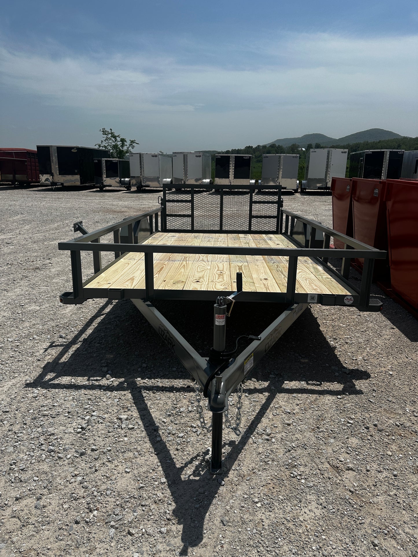 2025 Ozark 82x14 5k Utility Trailer #0776