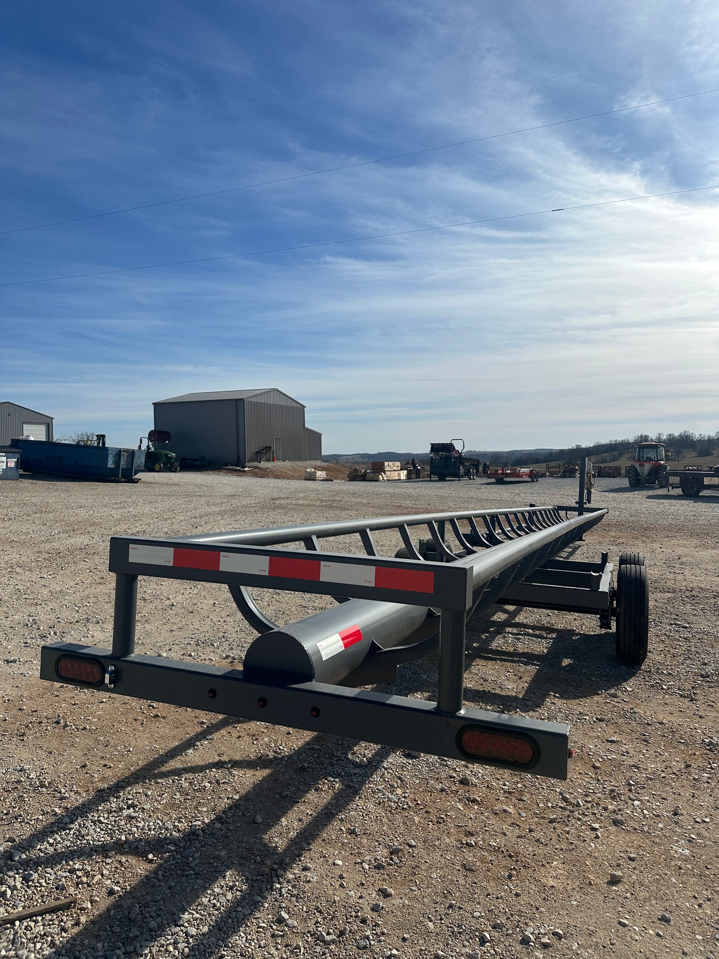 2026 Ozark Bale Trailer Single Row M862 #6076