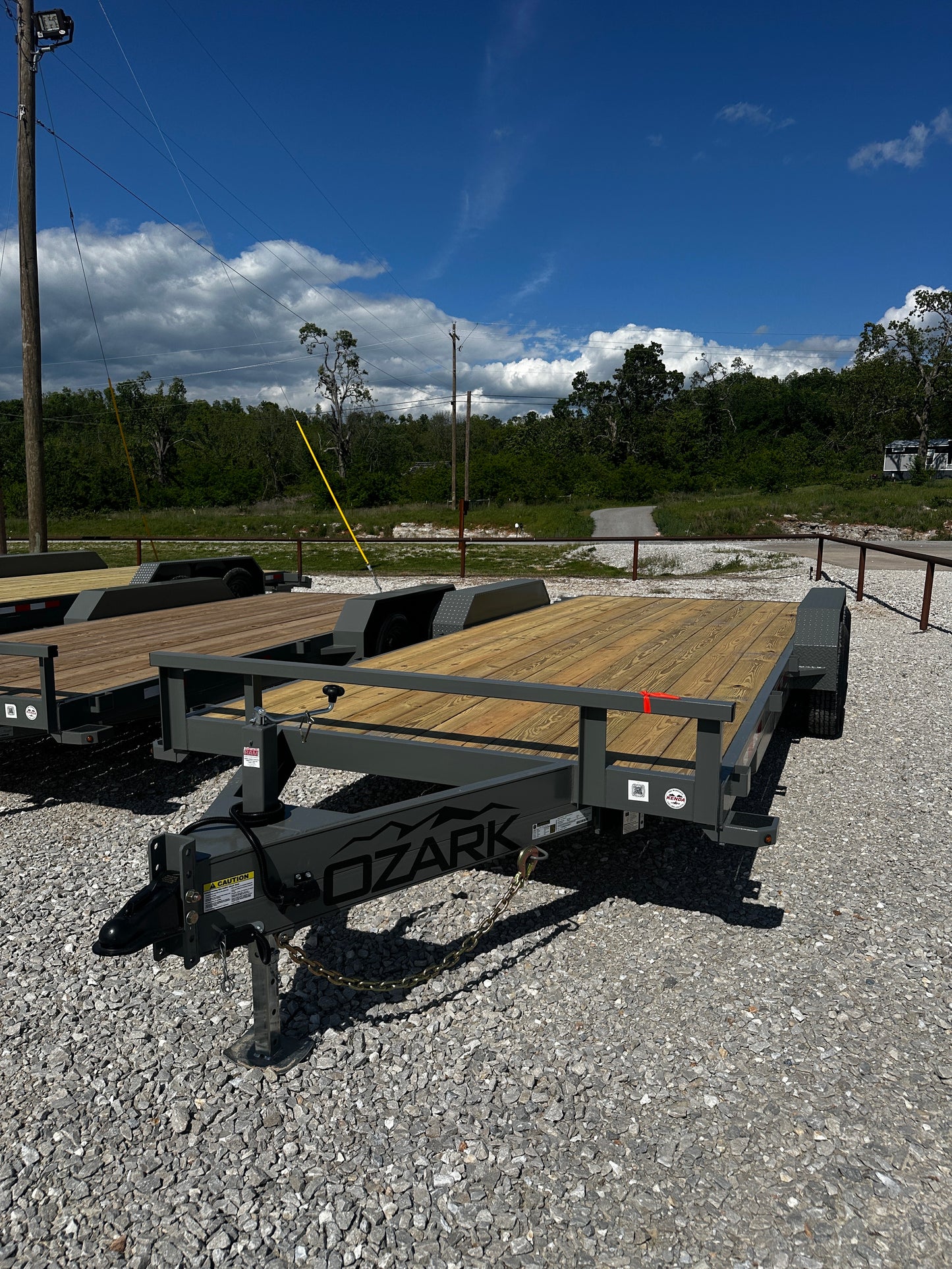 2025 Ozark 82x20 10k Equipment/Car Trailer #0771