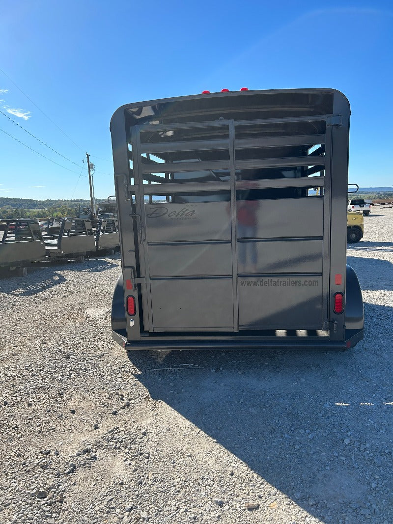 2023 Delta 6x14ta ES 7K Stock Trailer #3790