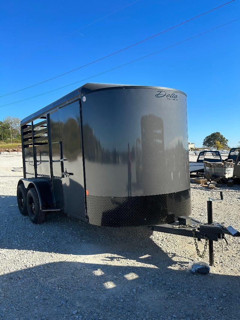 2023 Delta 6x14ta ES 7K Stock Trailer #3790
