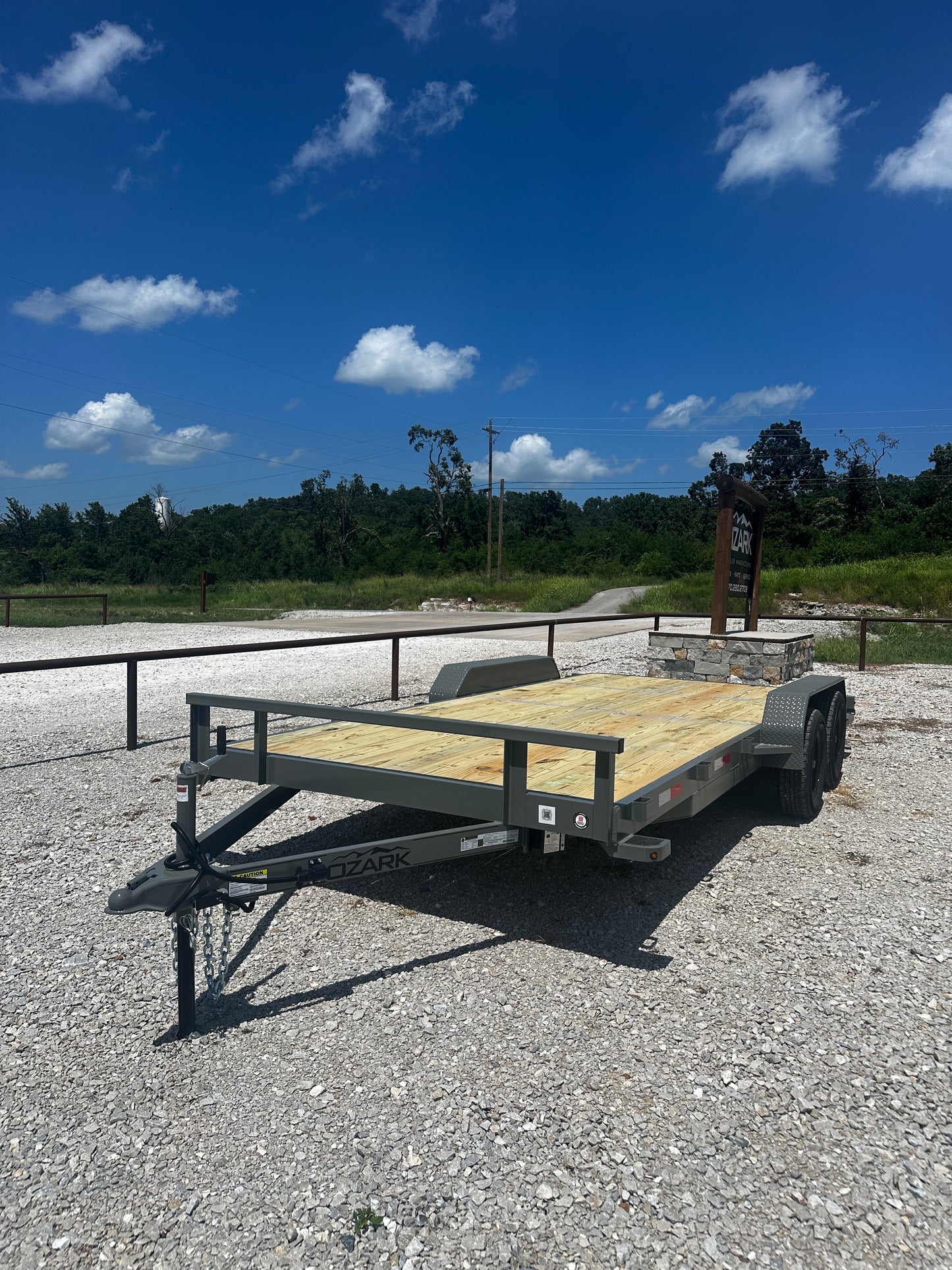 2026 Ozark 82x18 7K car Hauler #0167