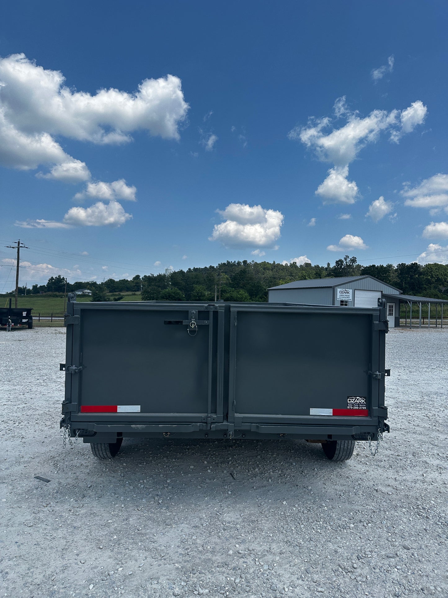 2025 Ozark 7x14x3 16k bumper pull dump #6459