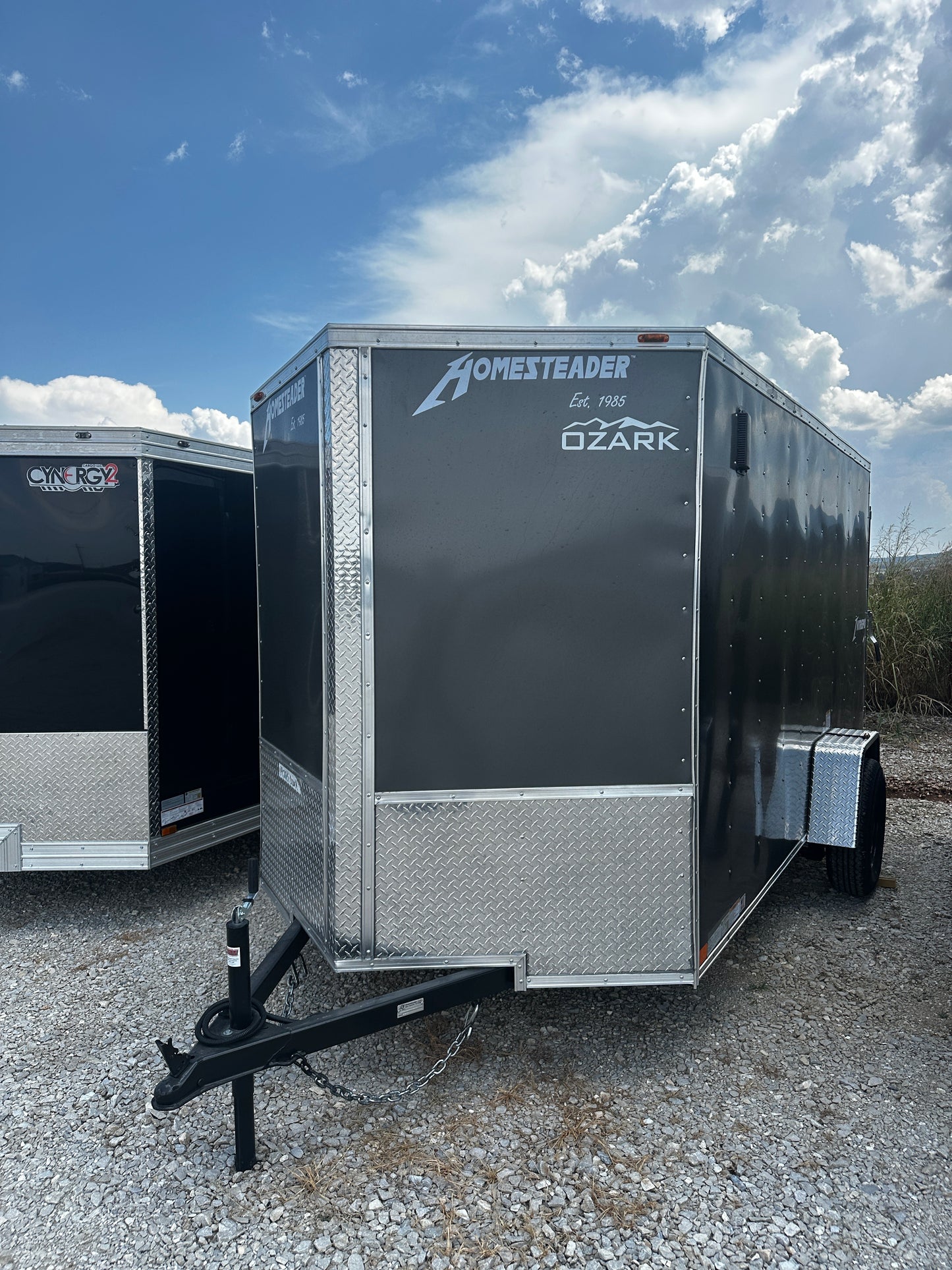 2026 Ozark 6x12IS Gray Aluminum Cargo #3918