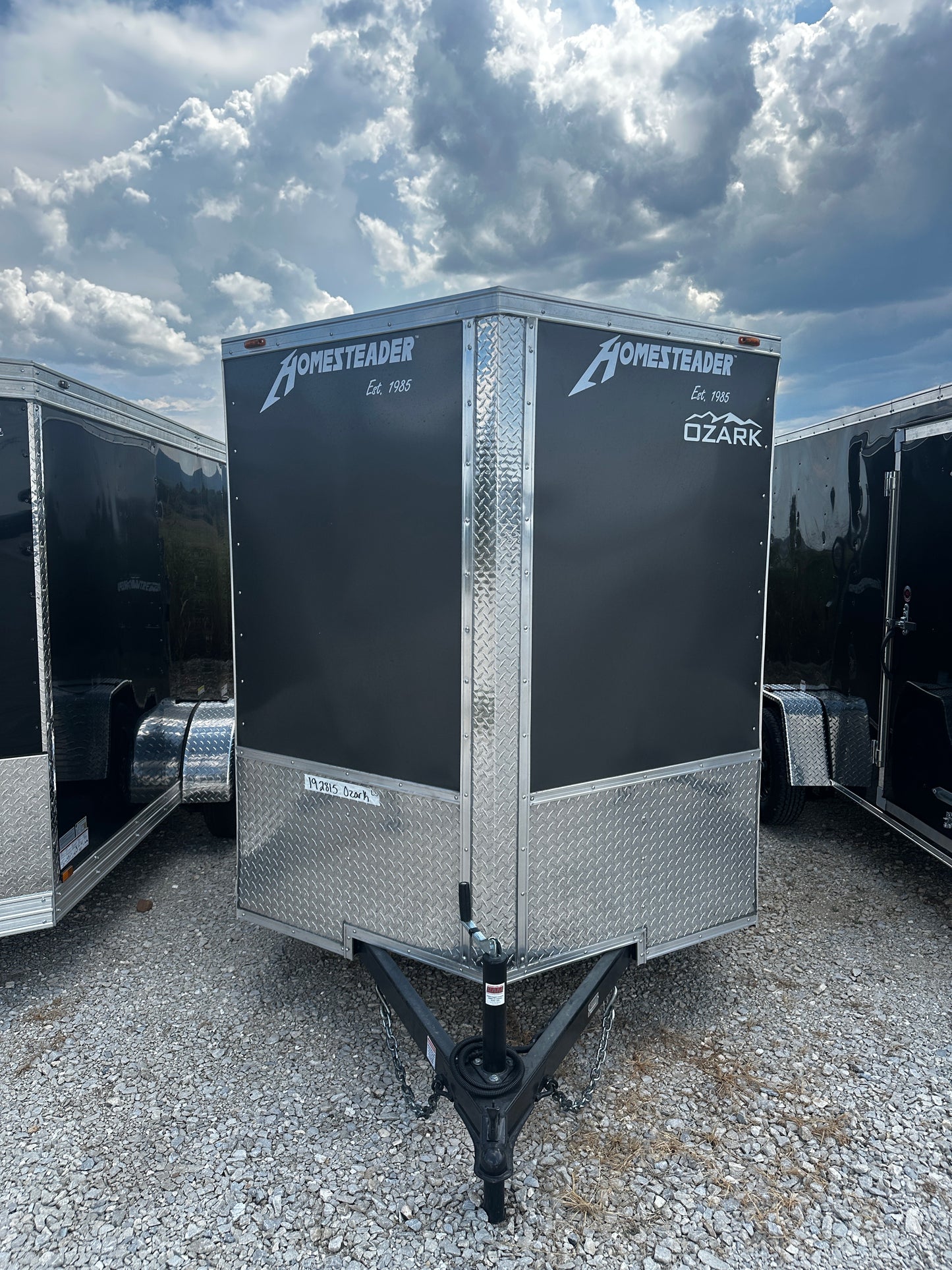 2026 Ozark 6x12IS Gray Aluminum Cargo #3918