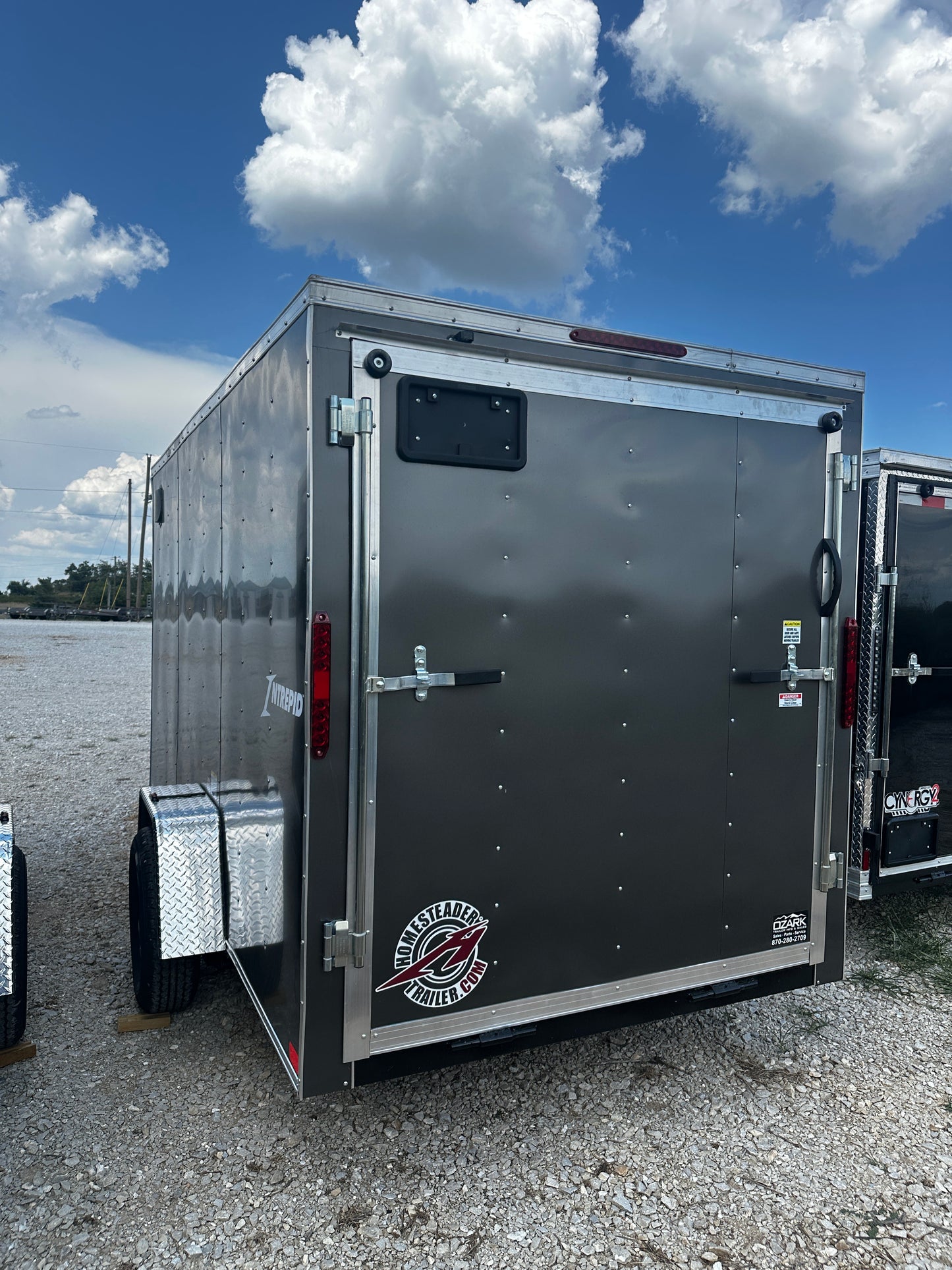 2026 Ozark 6x12IS Gray Aluminum Cargo #3918