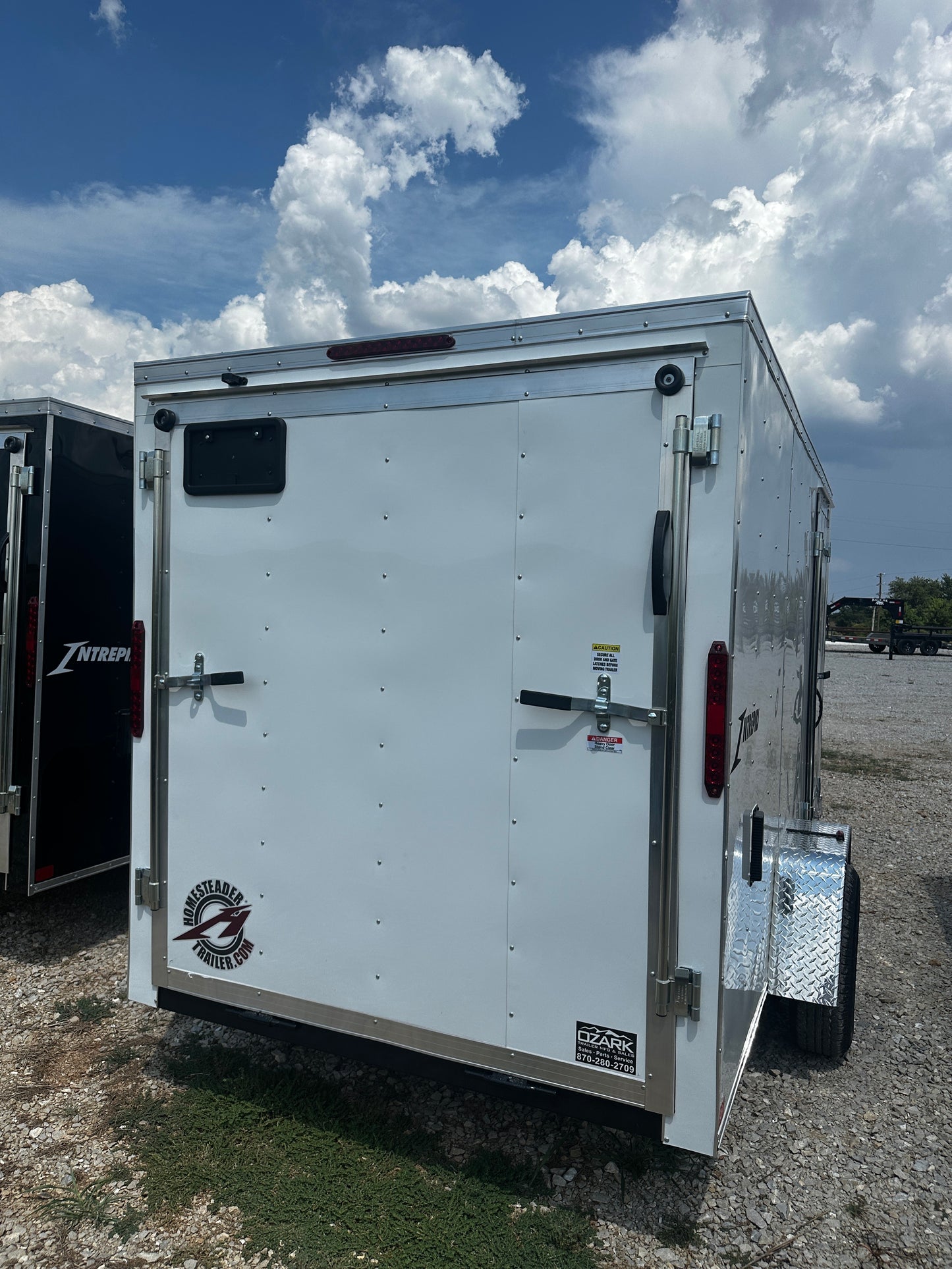 2026 Ozark 6x12IS White Cargo #3920