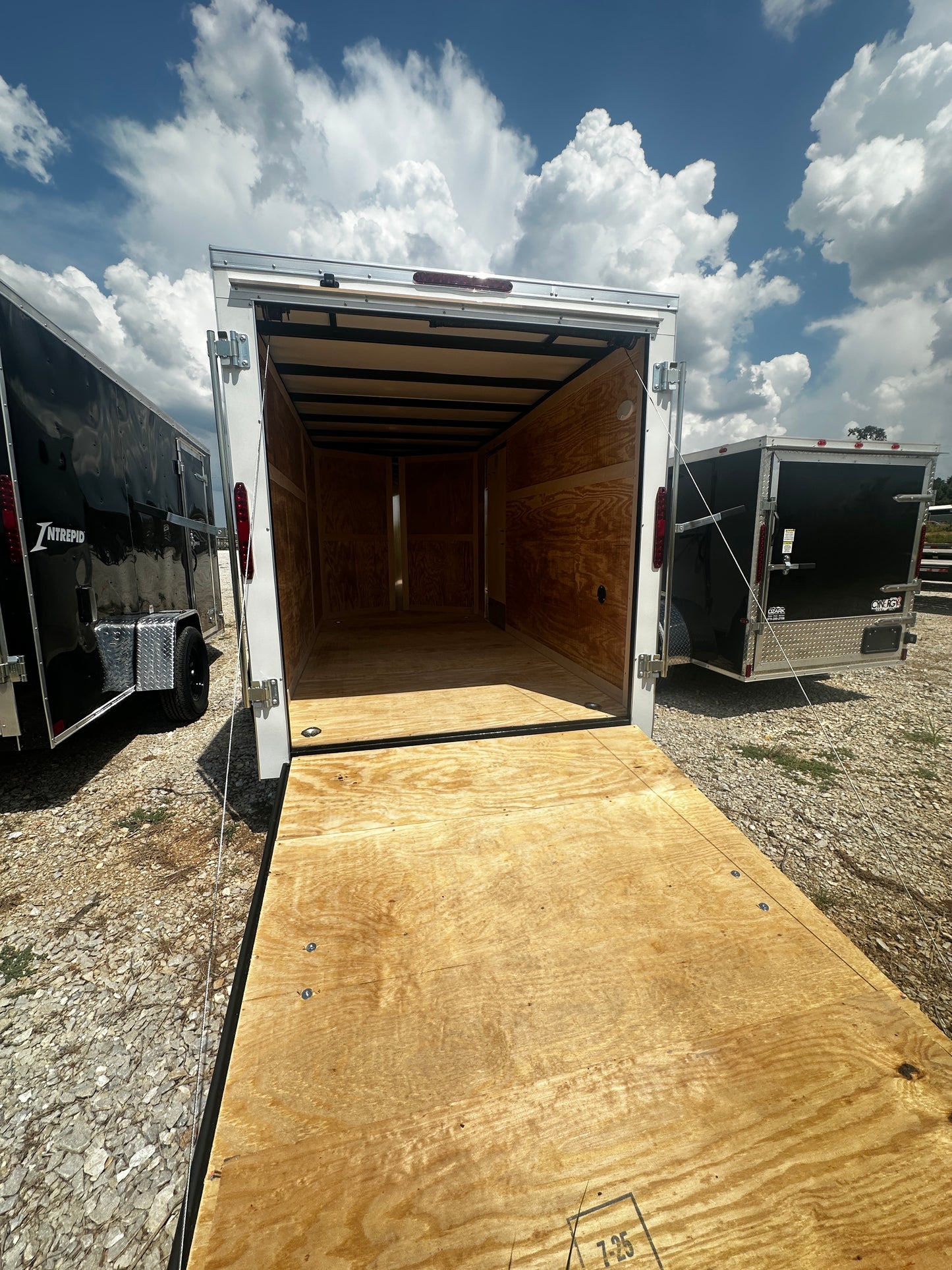 2026 Ozark 6x12IS White Cargo #3920