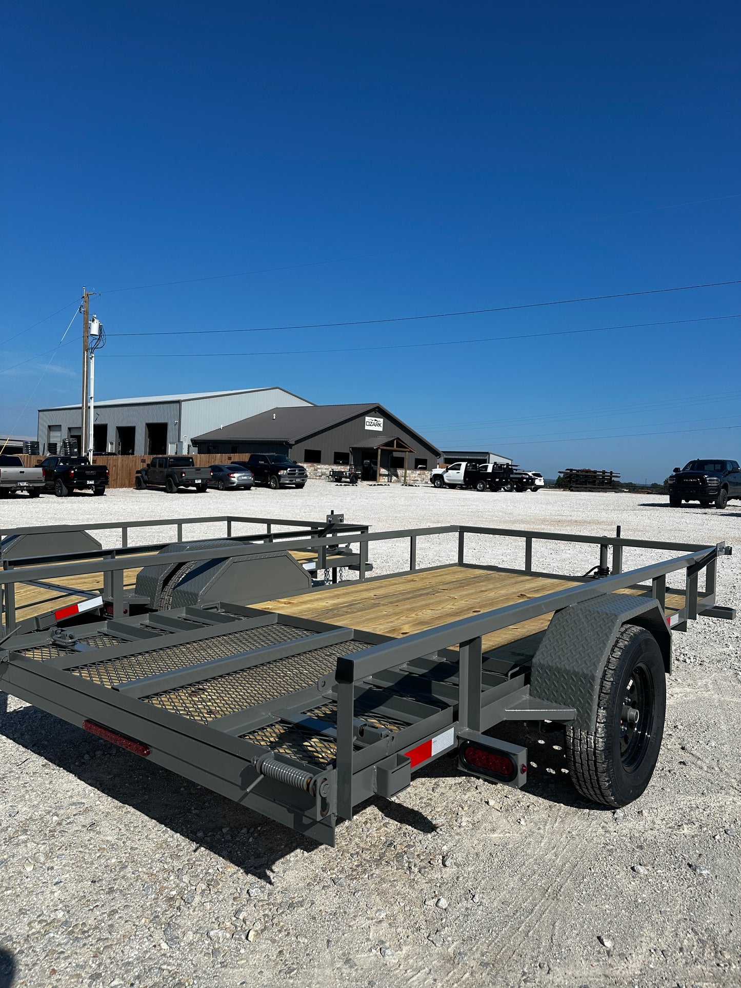 2026 Ozark 76x12 3k Utility Trailer #0273