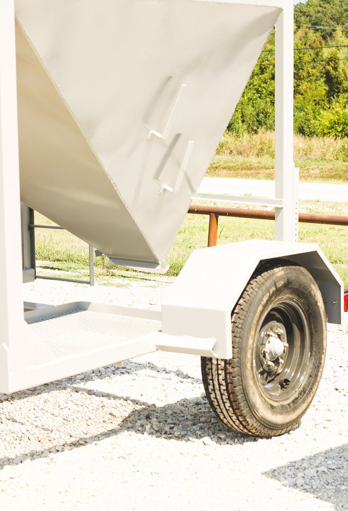 3 Ton Feed Bin on wheels (Grey) #9125