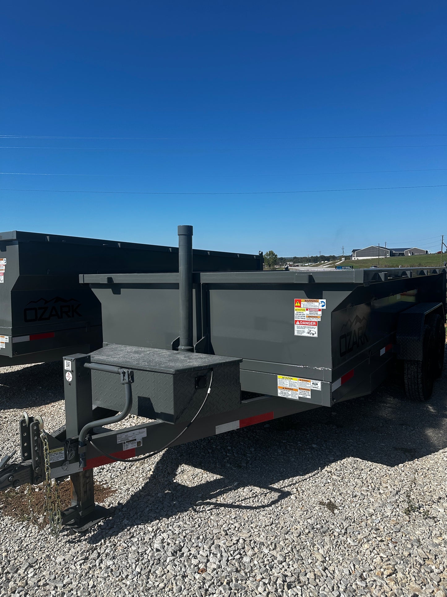 2026 Ozark 7x14x2 16k BP Dump (Gray) #6554