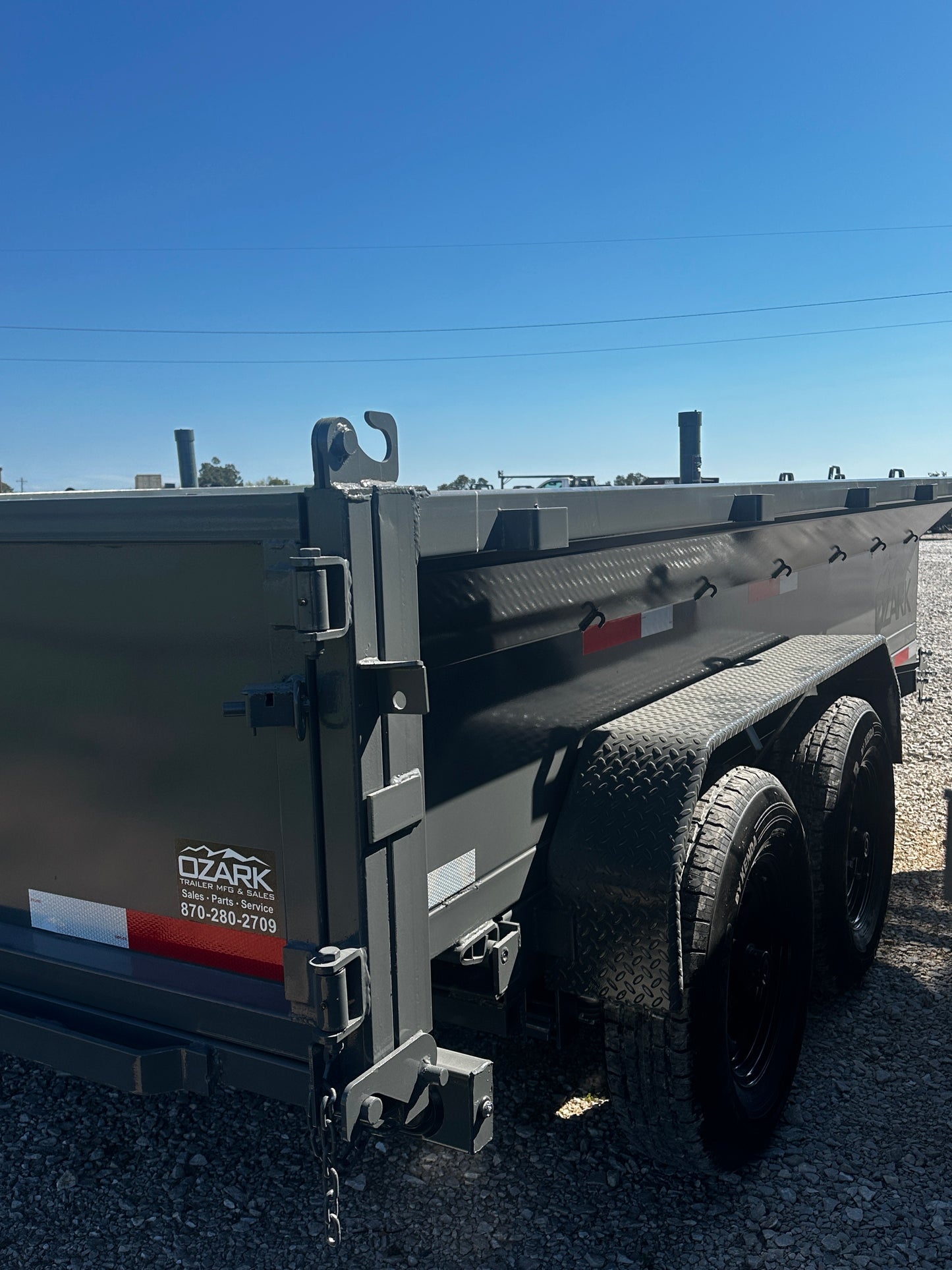 2026 Ozark 7x14x2 16k BP Dump (Gray) #6554