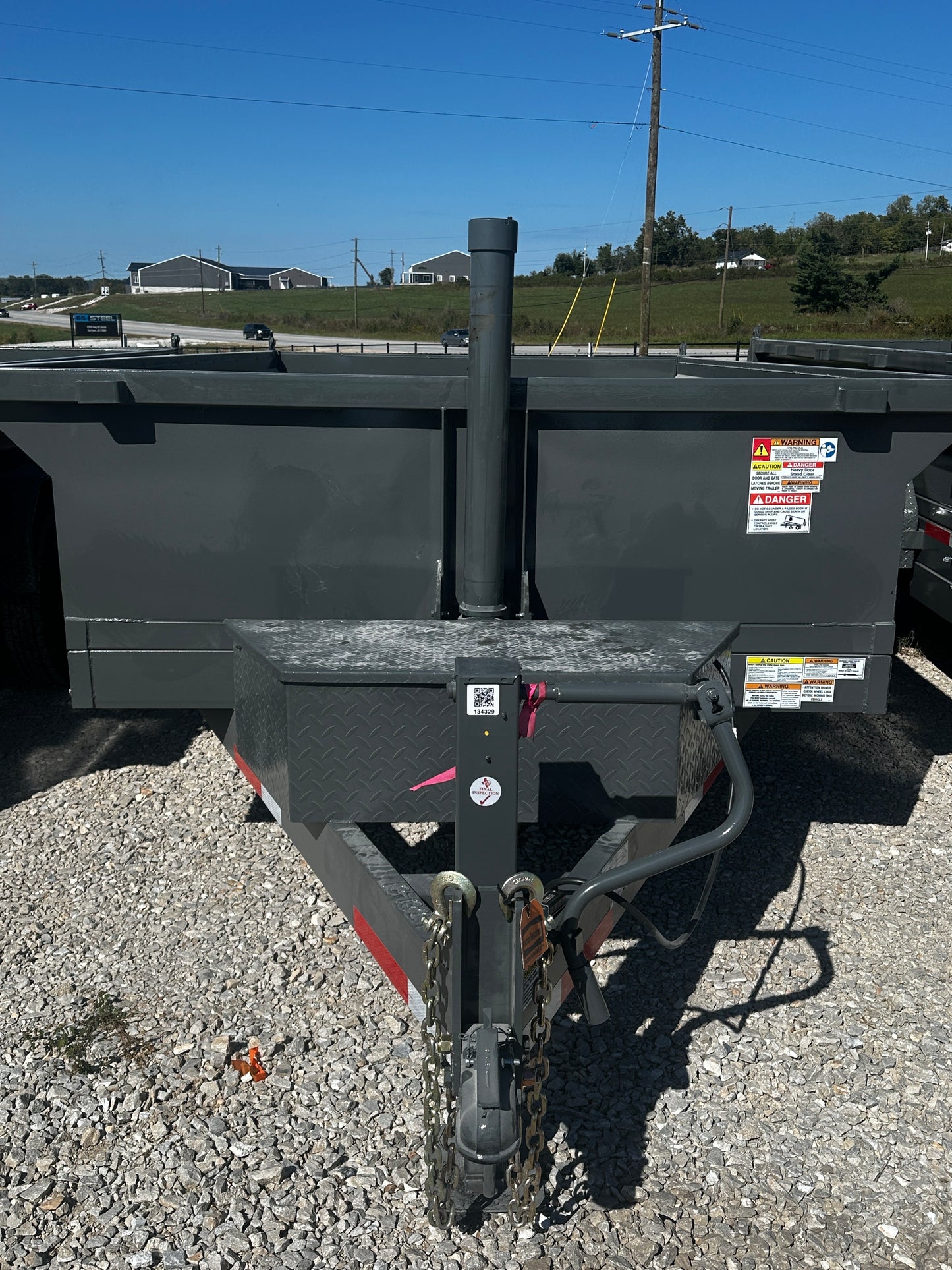 2026 Ozark 7x14x2 16k BP Dump (Gray) #6555