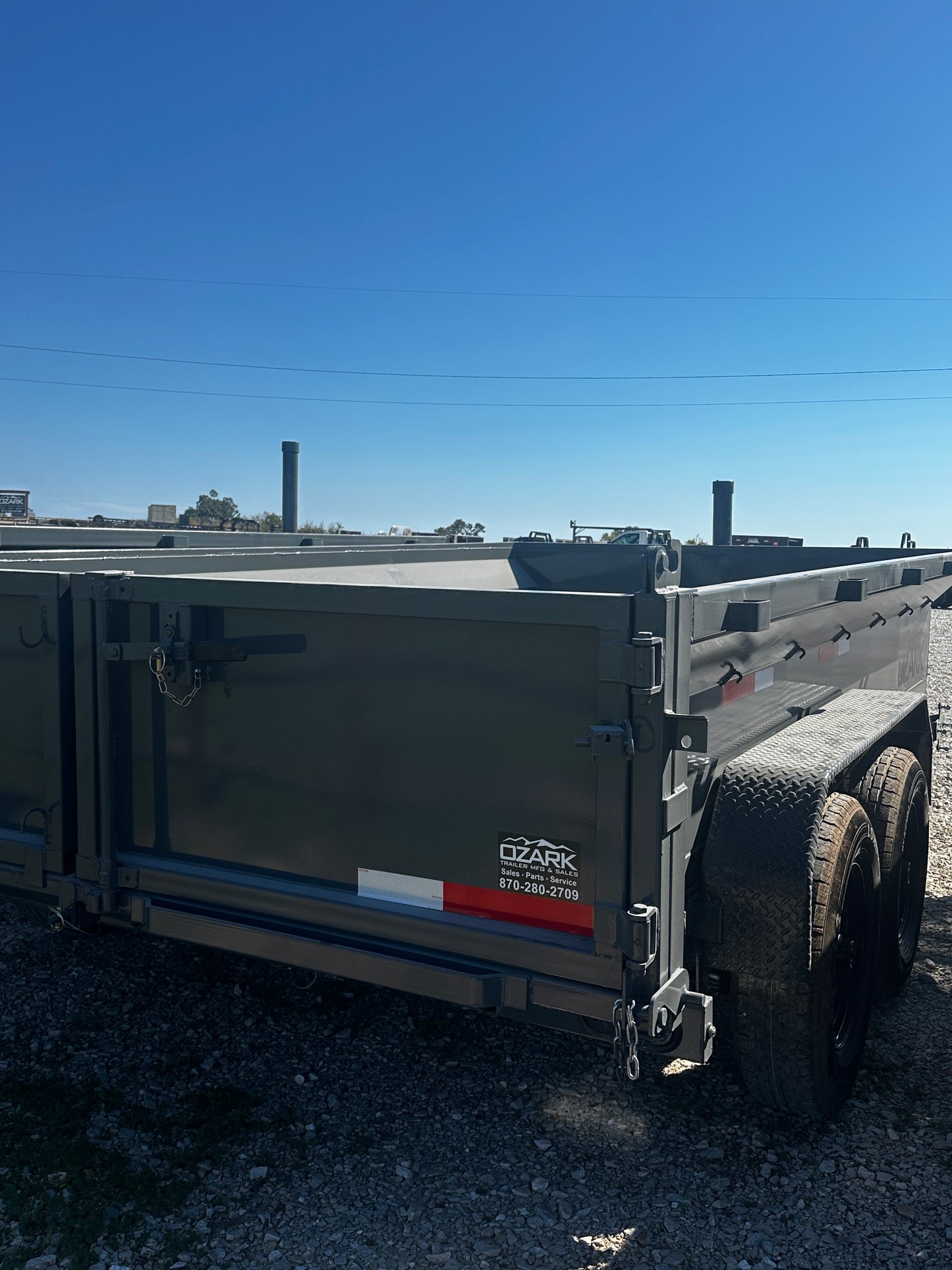 2026 Ozark 7x14x2 16k BP Dump (Gray) #6555