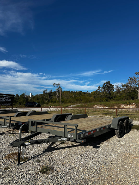 2026 Ozark 82x18 7K car Hauler #0351