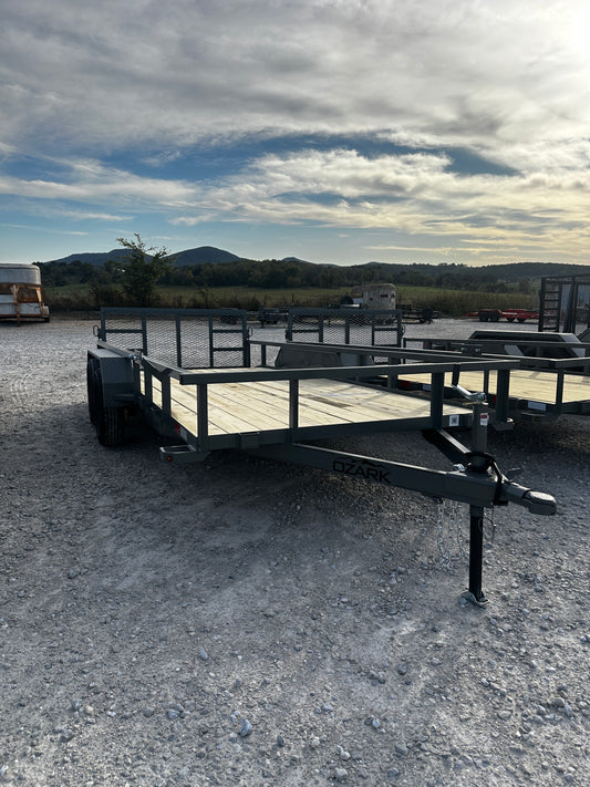 2026 Ozark 76x16 7k Utility Trailer #0386