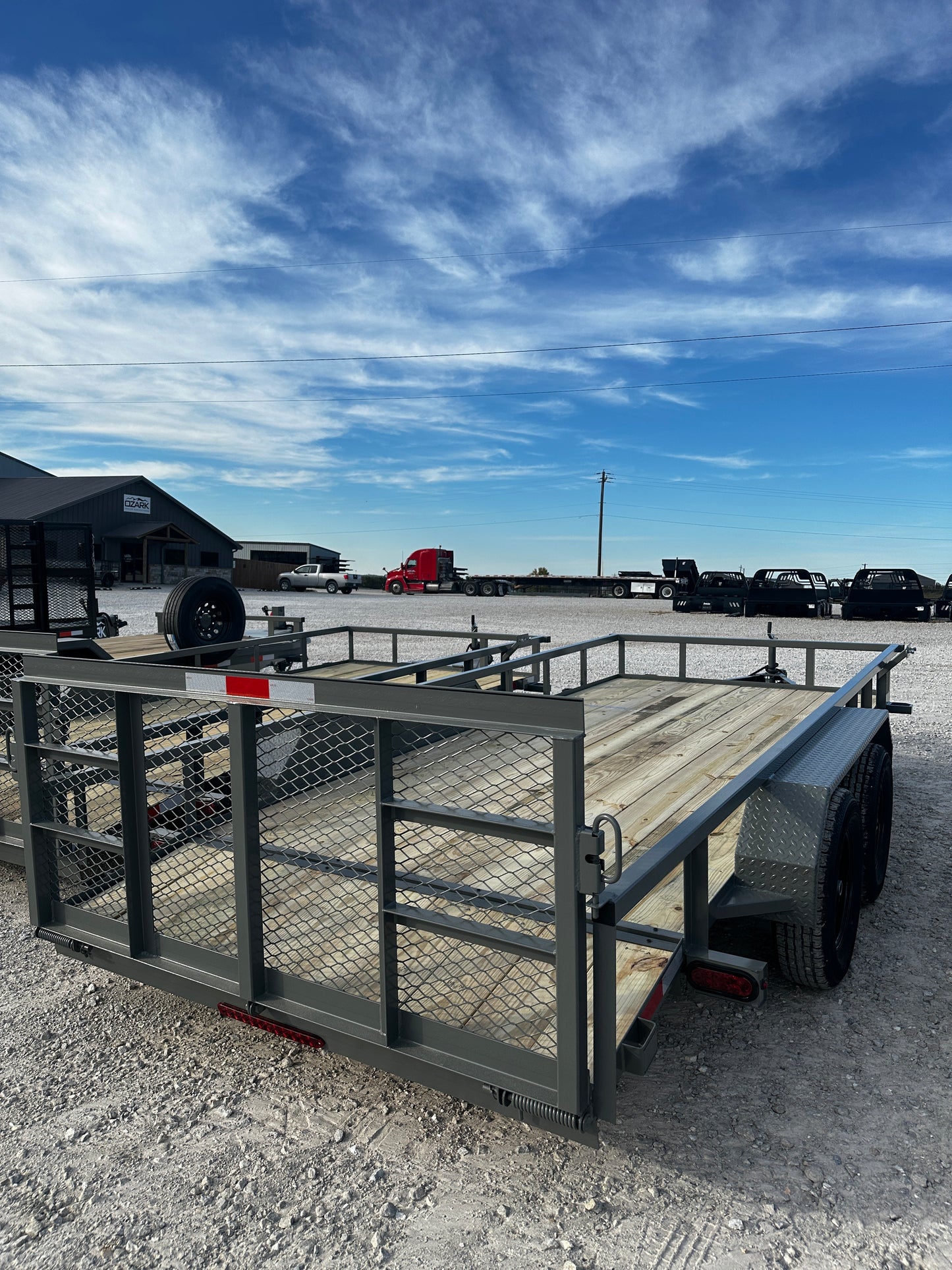 2026 Ozark 76x16 7k Utility Trailer #0386