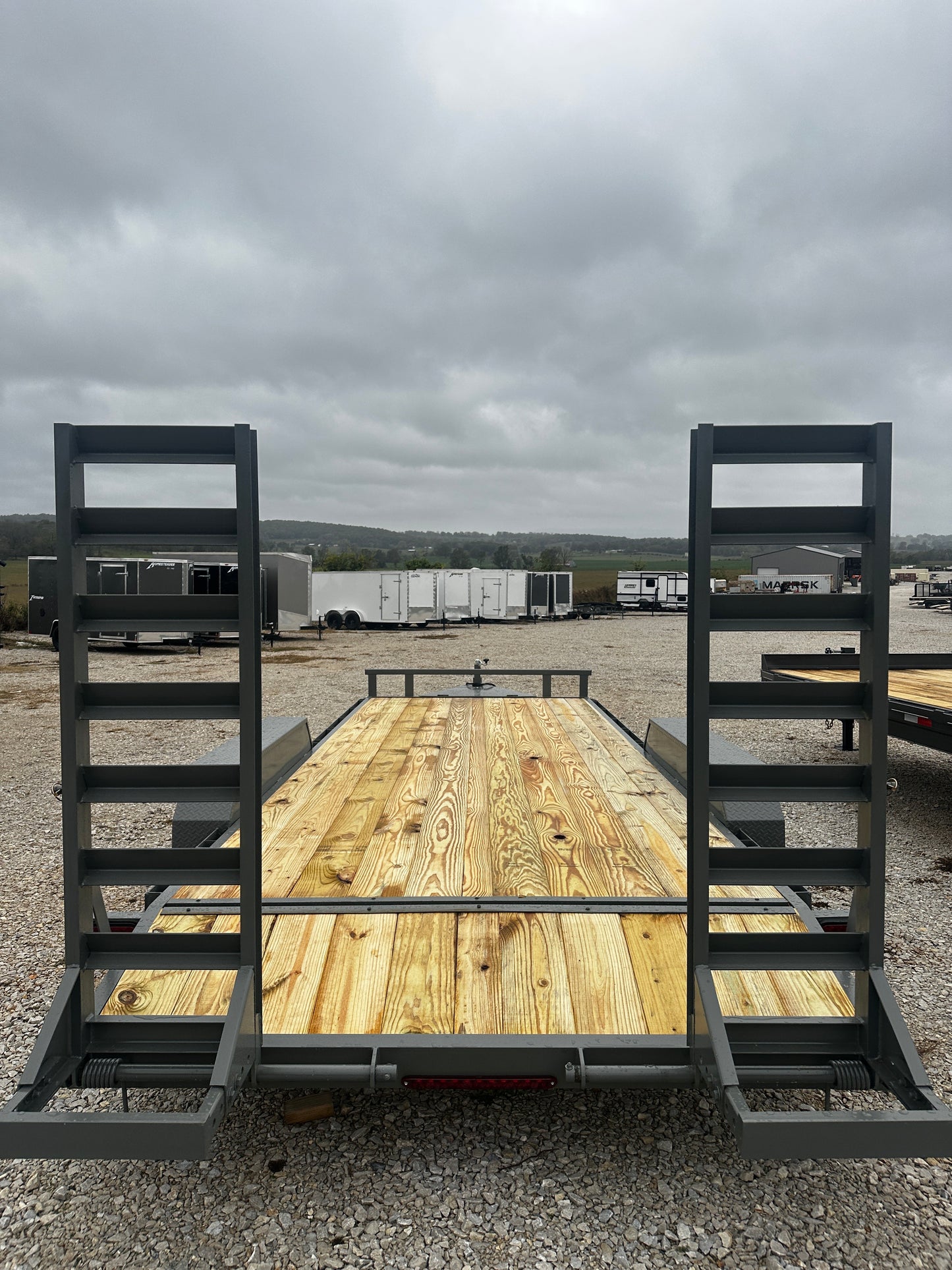 2026 Ozark 82x20 10k Equipment/Car Trailer #0363