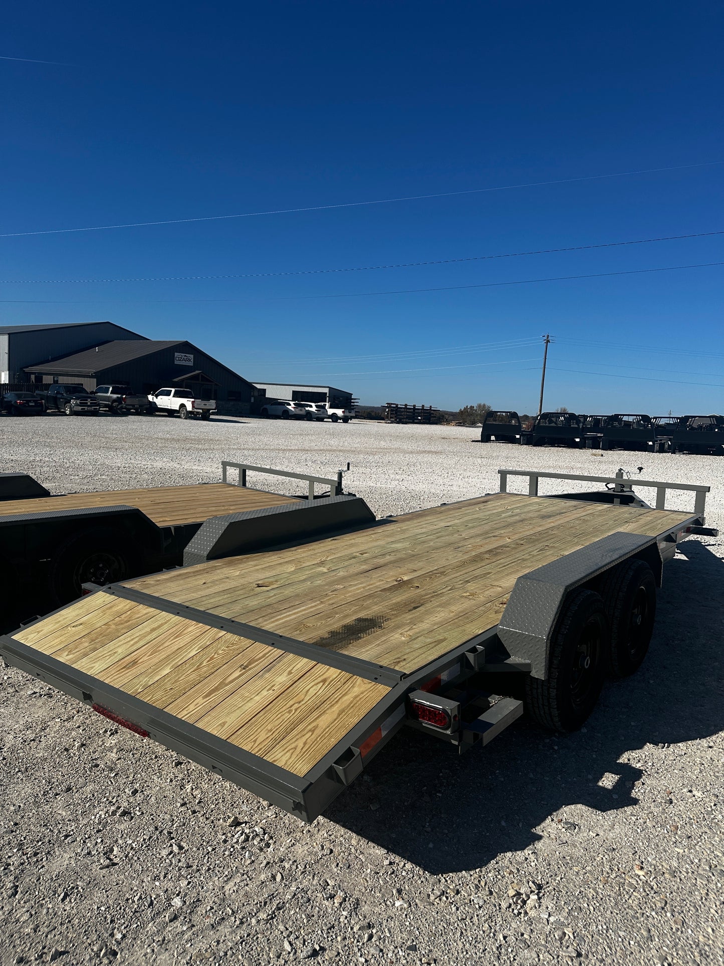 2026 Ozark 82x18 10k Equipment/Car Trailer #0402