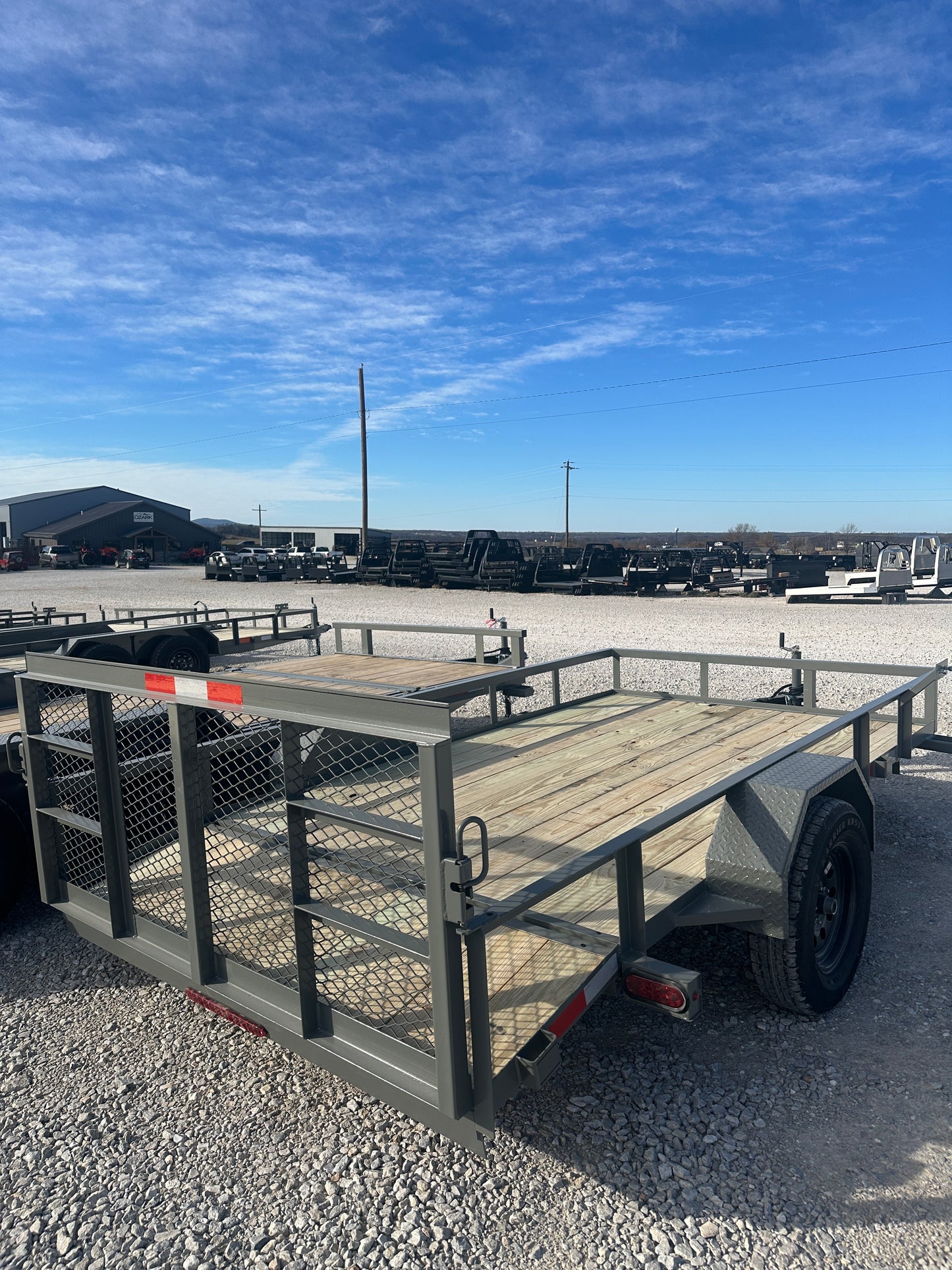 2026 Ozark 76x12 3k Utility Trailer #0460