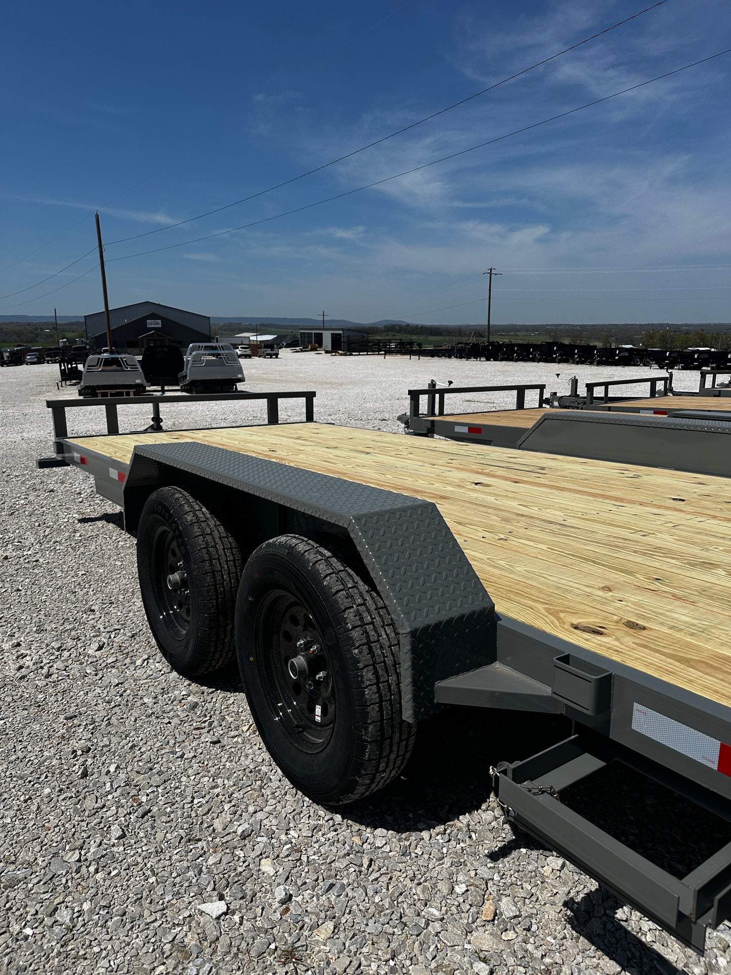 2025 Ozark 7k Car Hauler 82x18 #0706