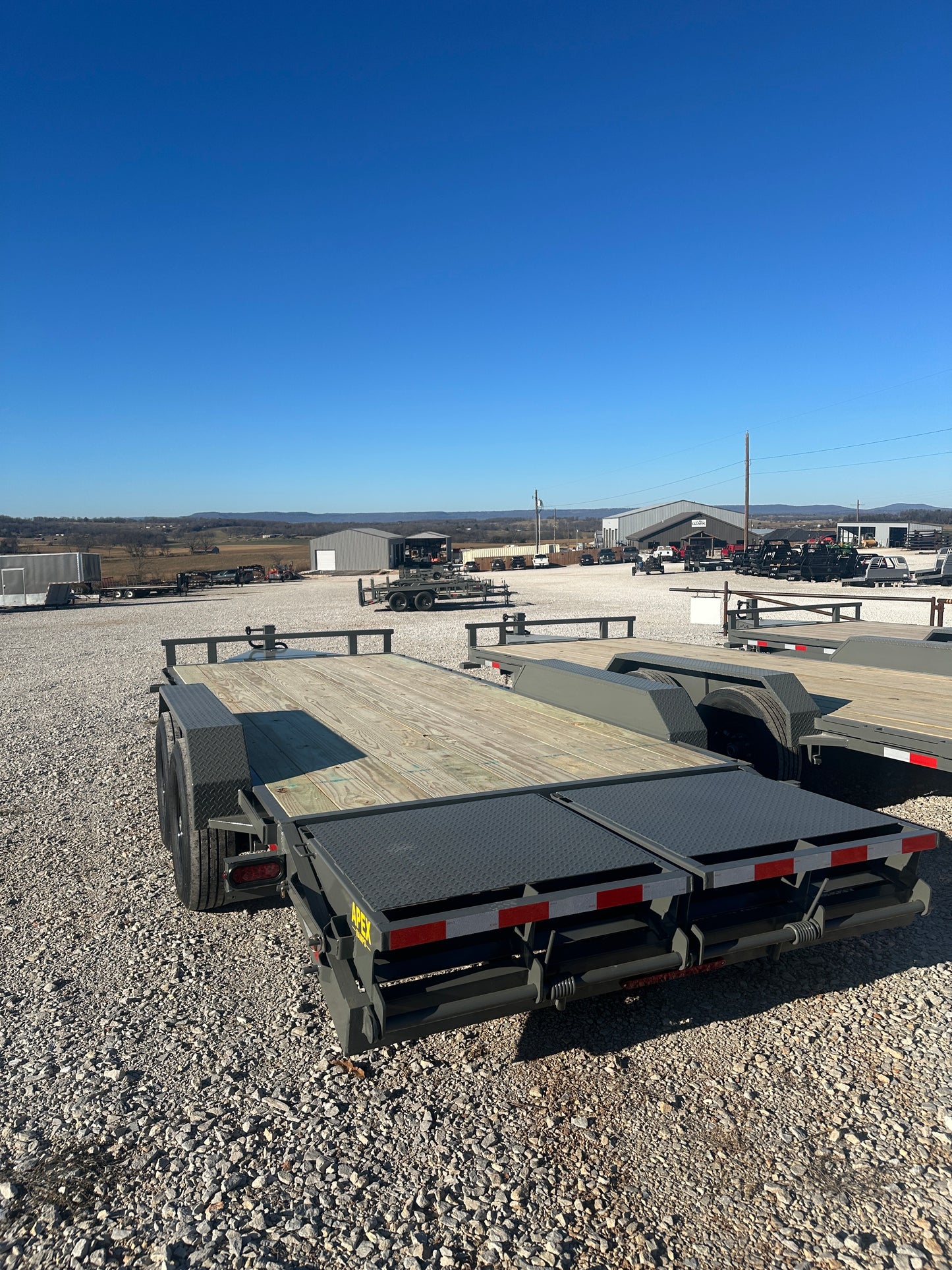 2026 Ozark 82x20 16k Equipment trailer #0434