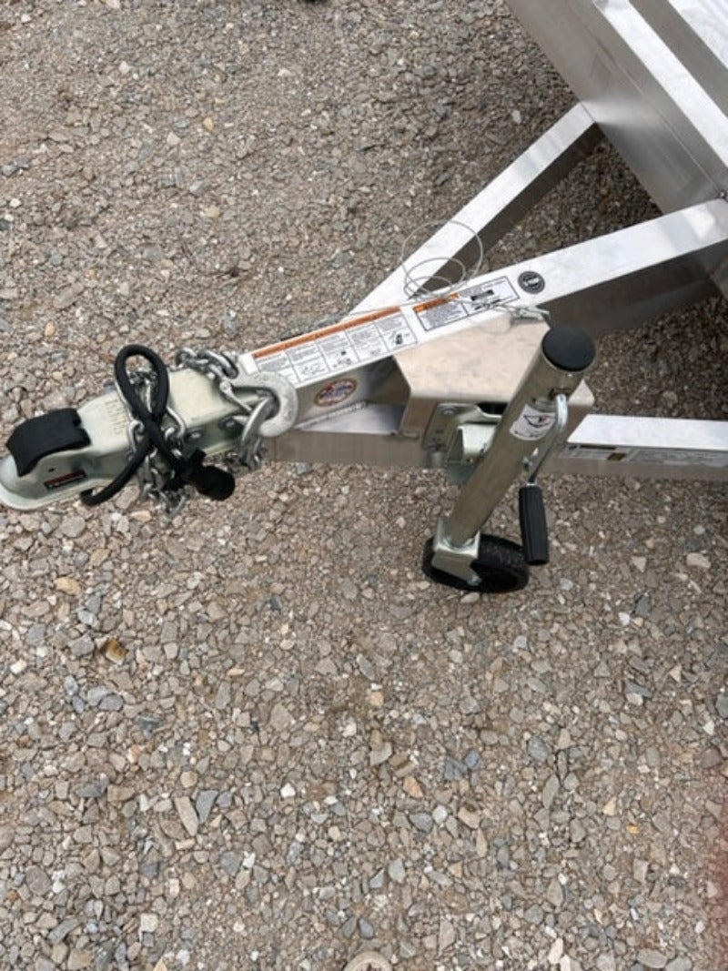 81x18 Aluminum Car hauler, Beavertail 2023#0450