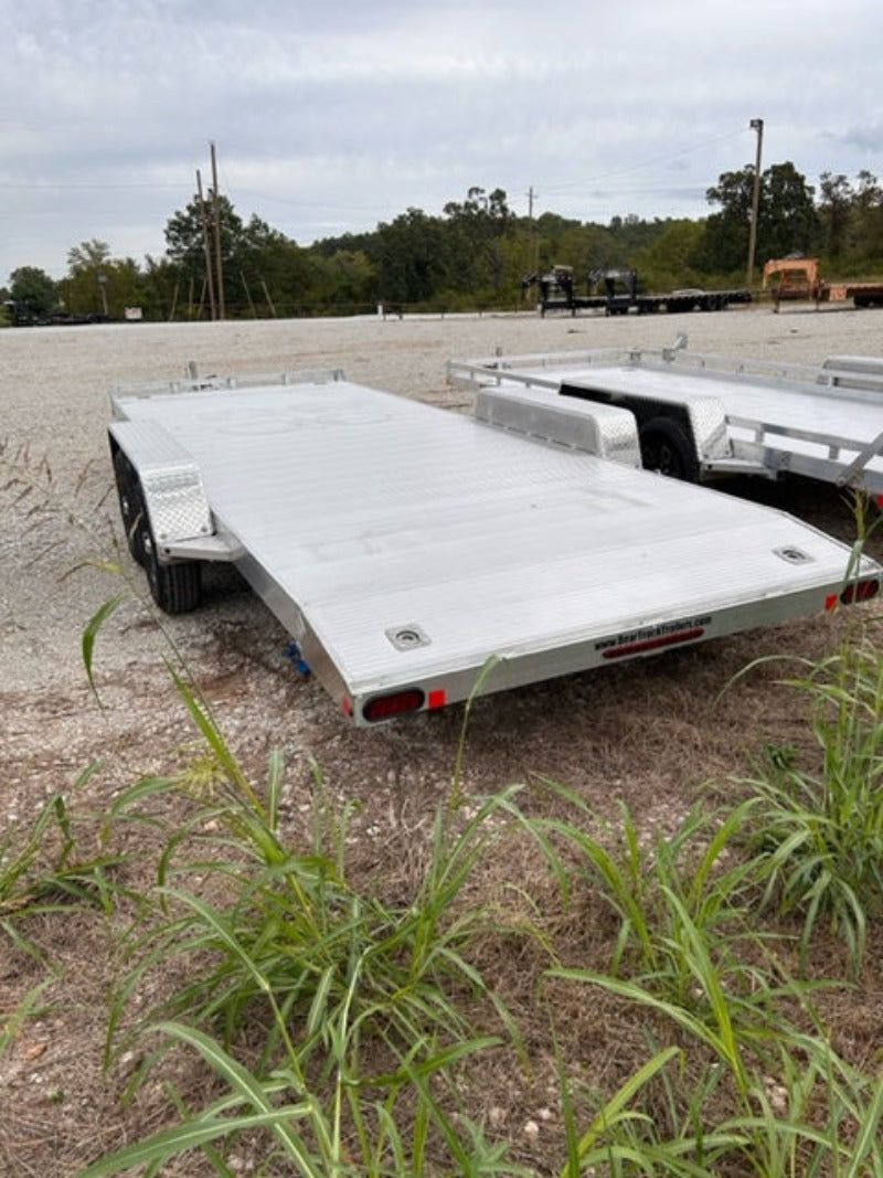 81x18 Aluminum Car hauler, Beavertail 2023#0450