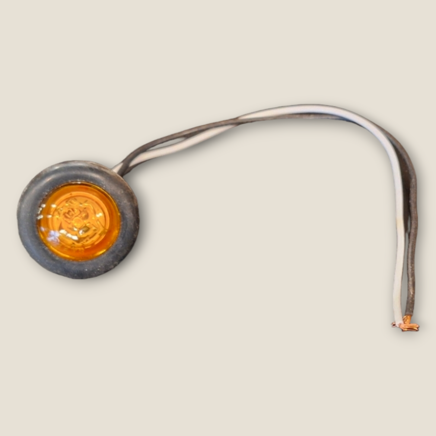 Amber Bullet Light/Grommet