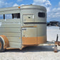 Used 2001 S&H 7K Bumper Pull Horse Trailer #3838