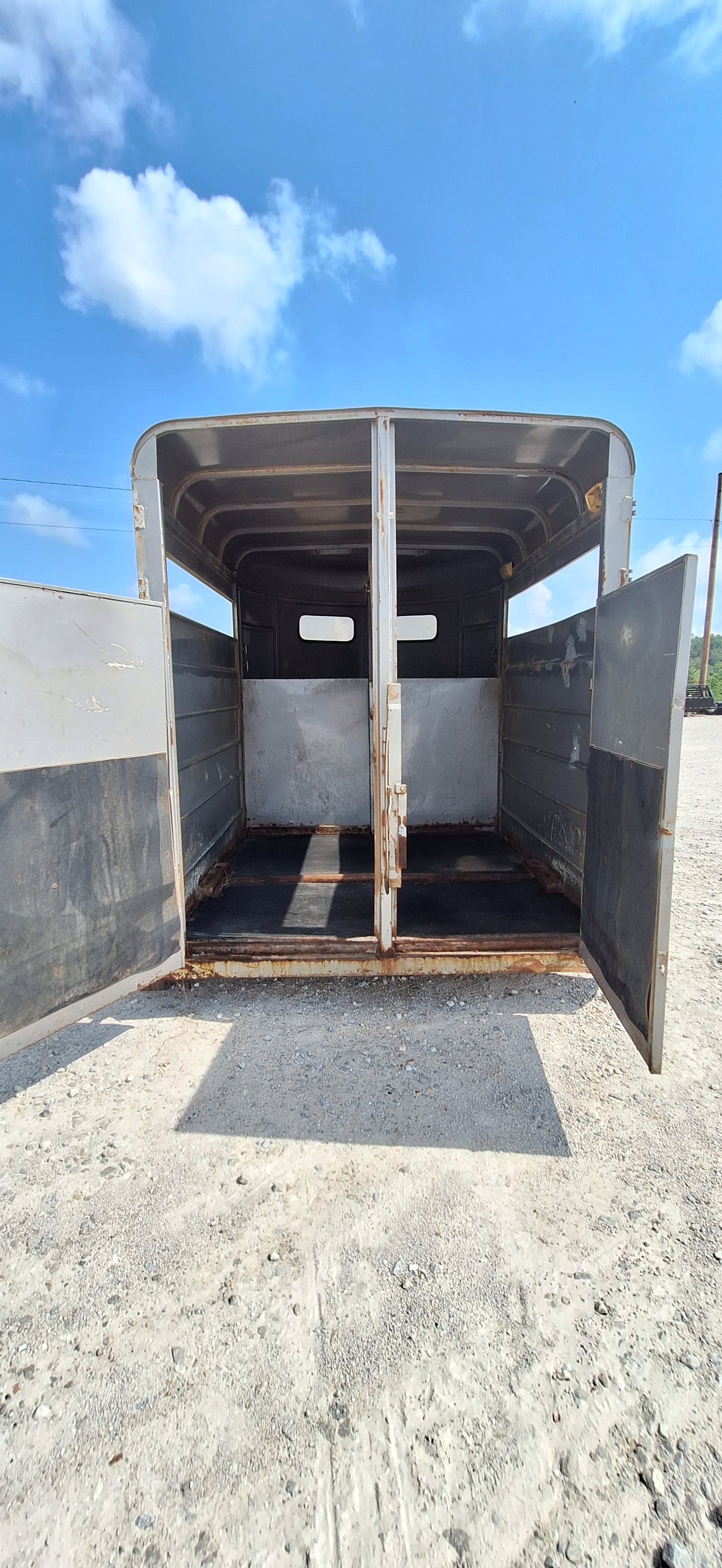 Used 2001 S&H 7K Bumper Pull Horse Trailer #3838