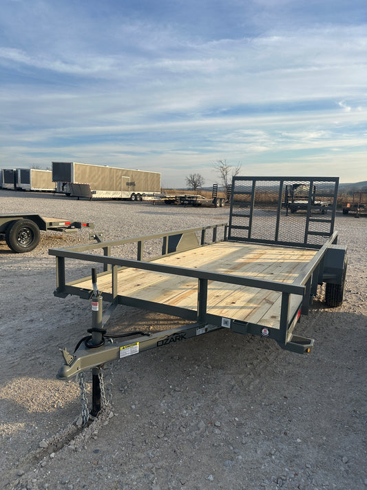 2026 Ozark 76x14 3k Utility Trailer #0483