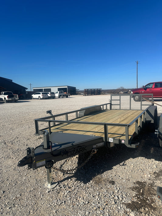 2026 Ozark 82x18 7k Utility trailer #0506