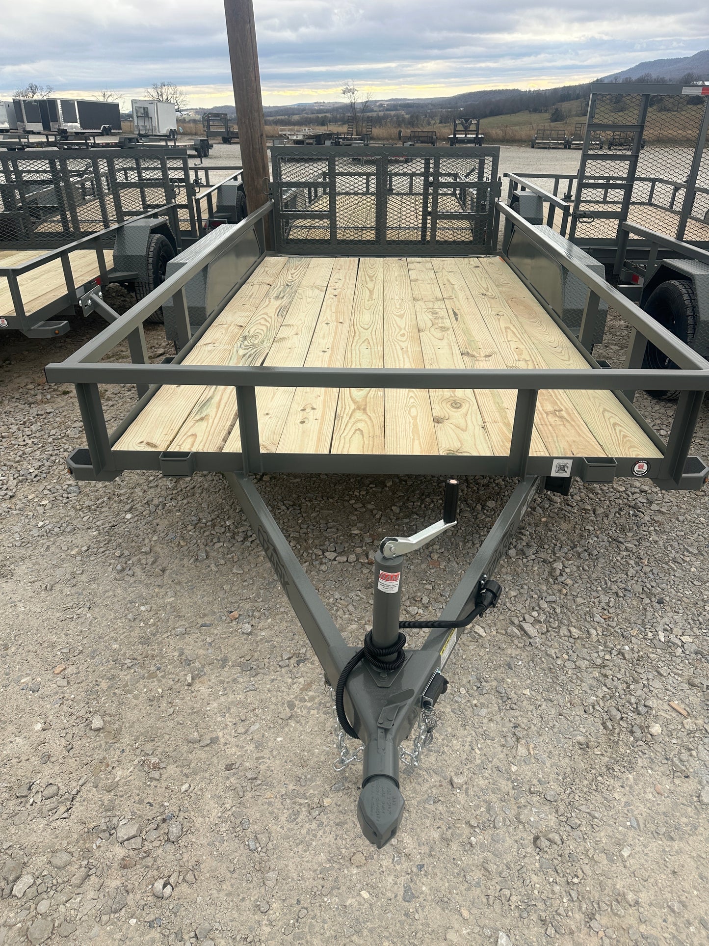 2026 Ozark 76x14 7k Utility Trailer #0550