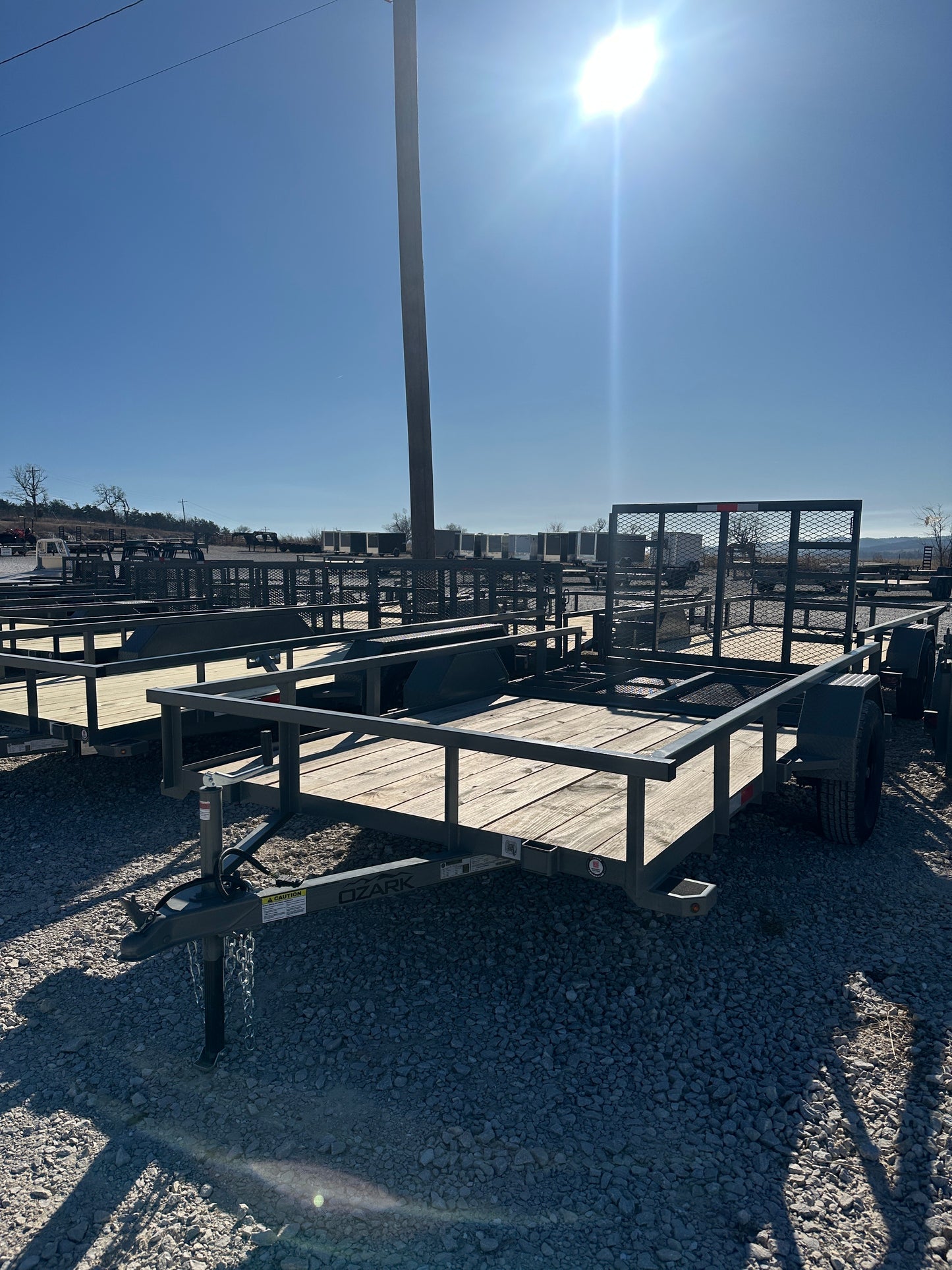 2026 Ozark 76x12 3k Utility trailer #0223