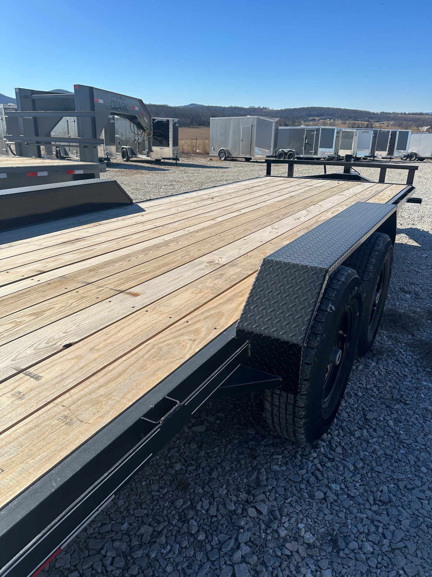2026 Ozark 82x22 14k Equipment trailer #0130