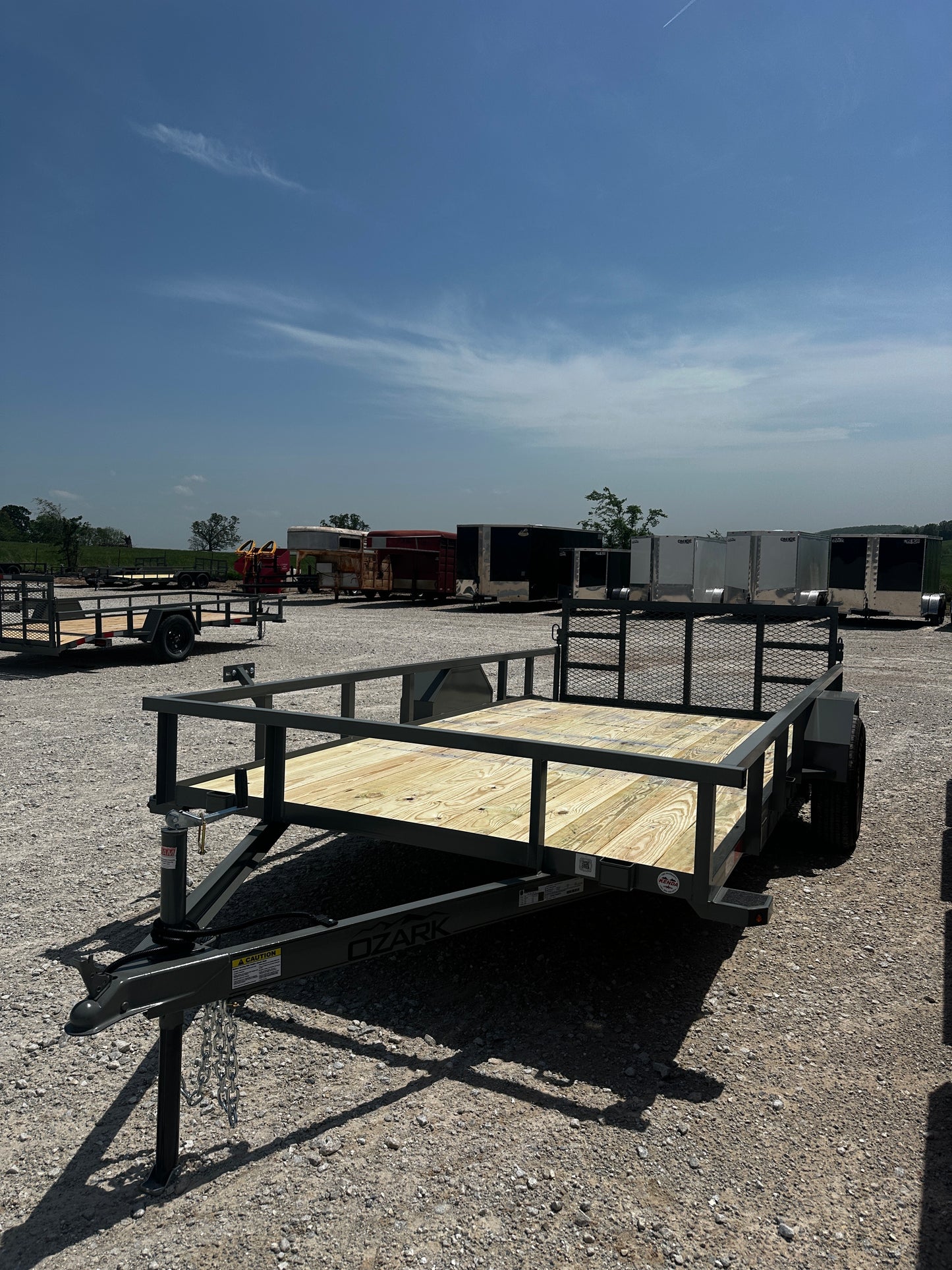 2025 Ozark 82x14 5k Utility Trailer #0776