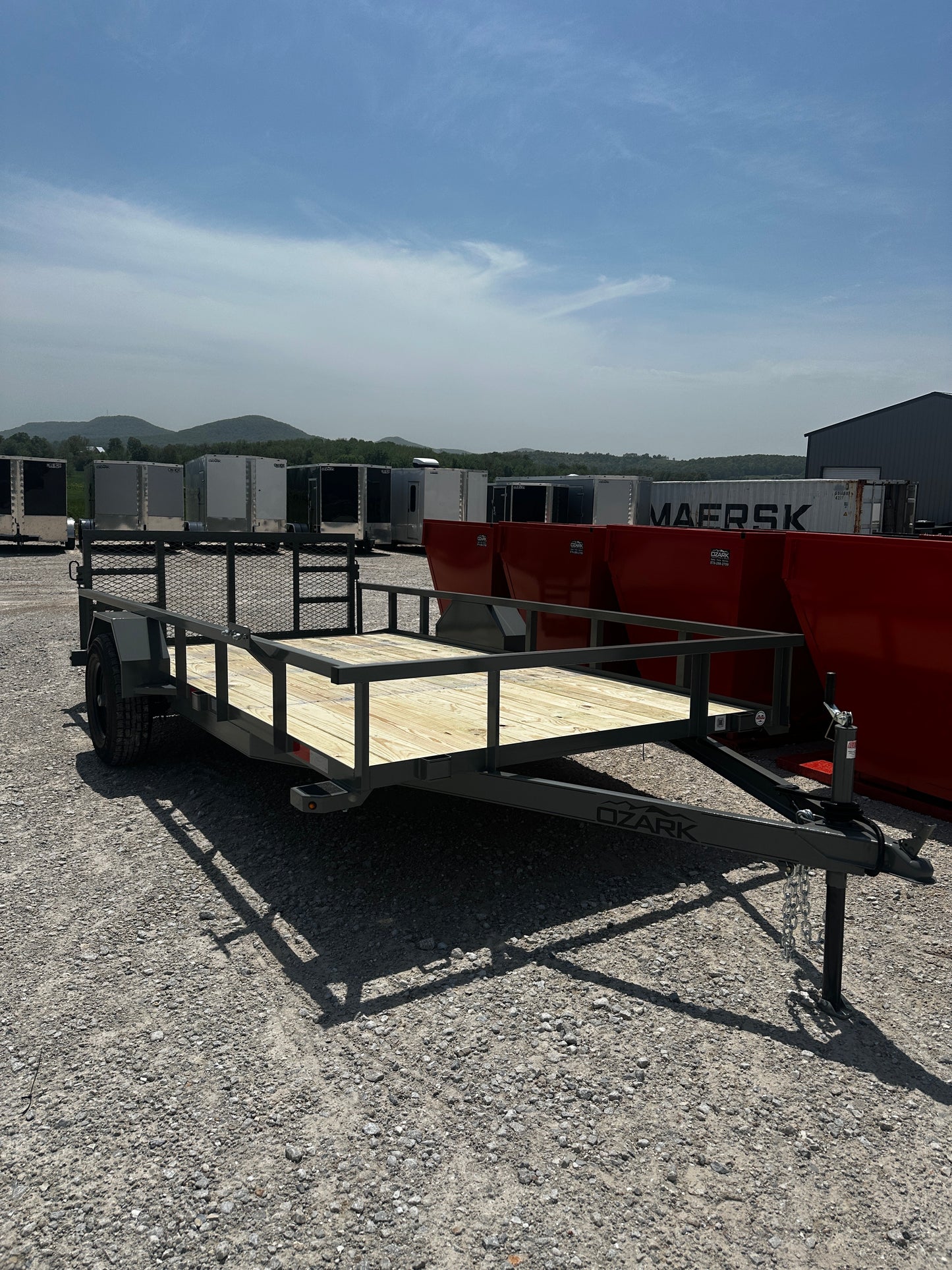 2025 Ozark 82x14 5k Utility Trailer #0776