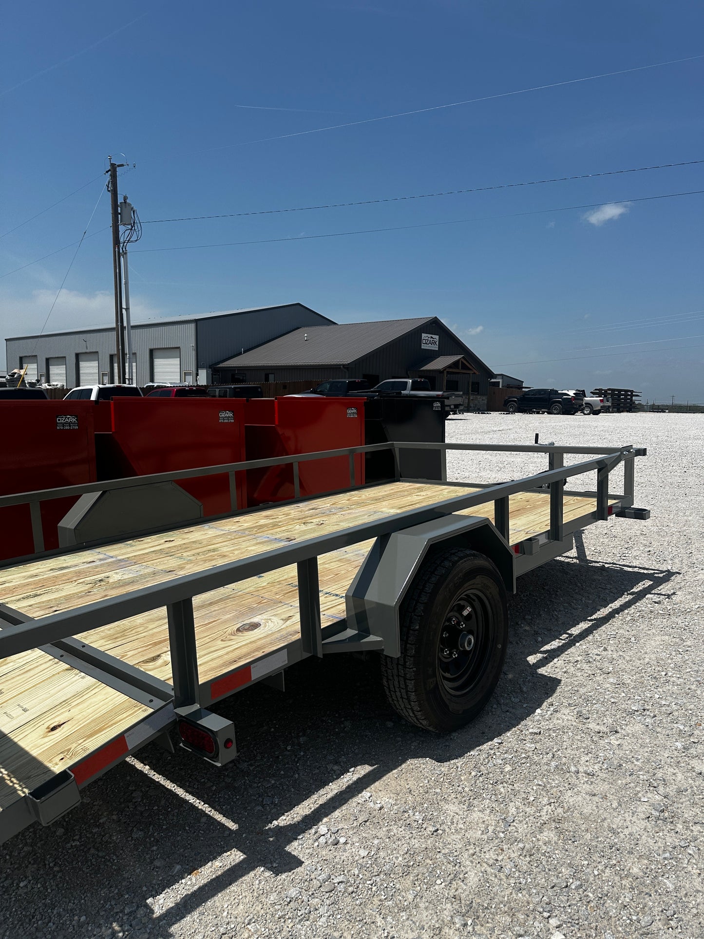 2025 Ozark 82x14 5k Utility Trailer #0776