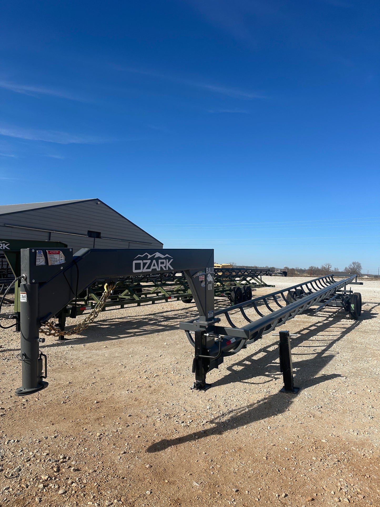 2026 Ozark Bale Trailer Single Row M862 #6076