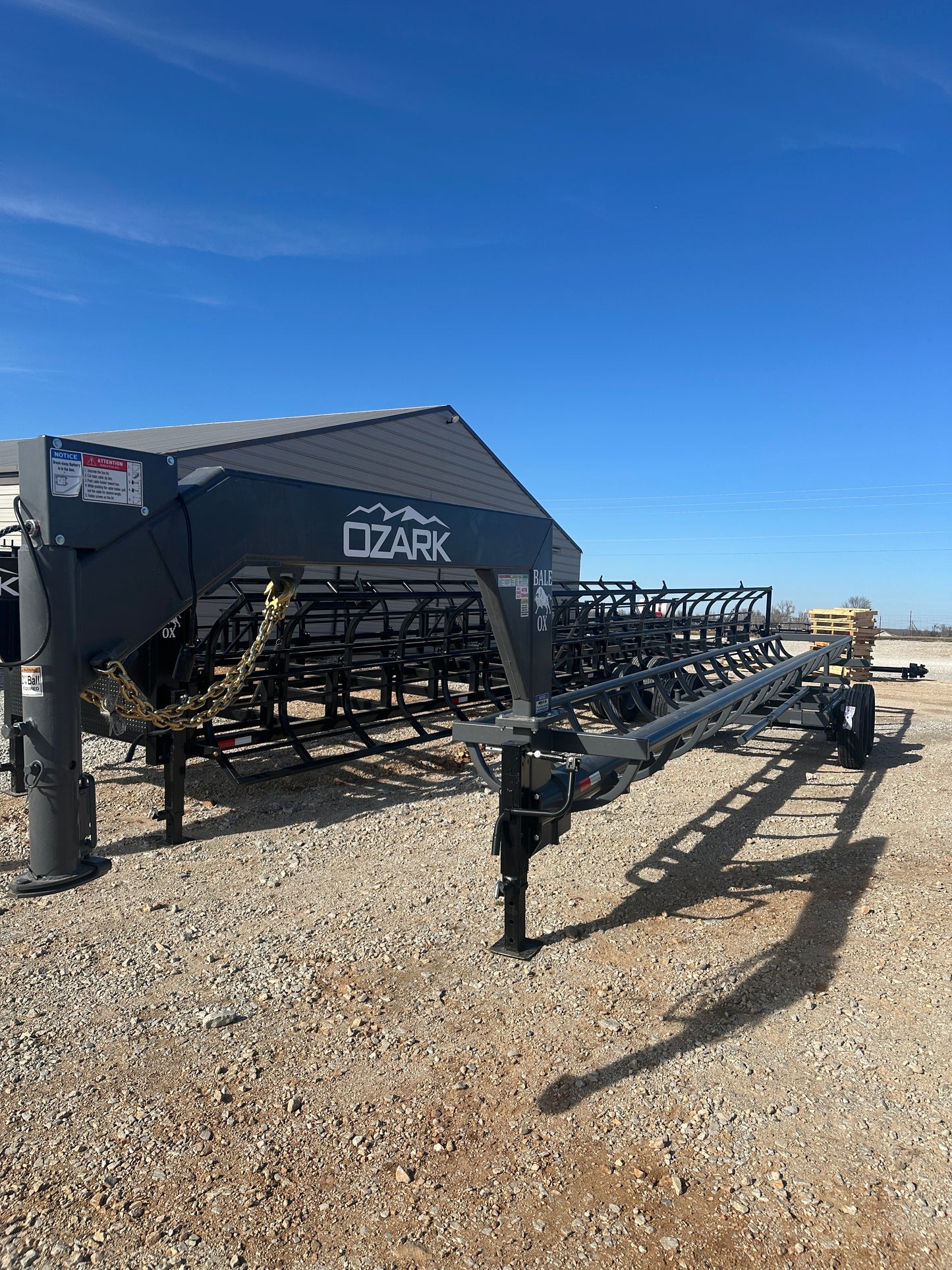 2026 Ozark Bale Trailer Single Row 32' #6052