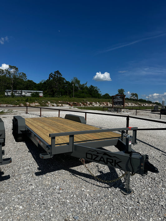 2025 Ozark 82x20 10k Equipment/Car Trailer #0771