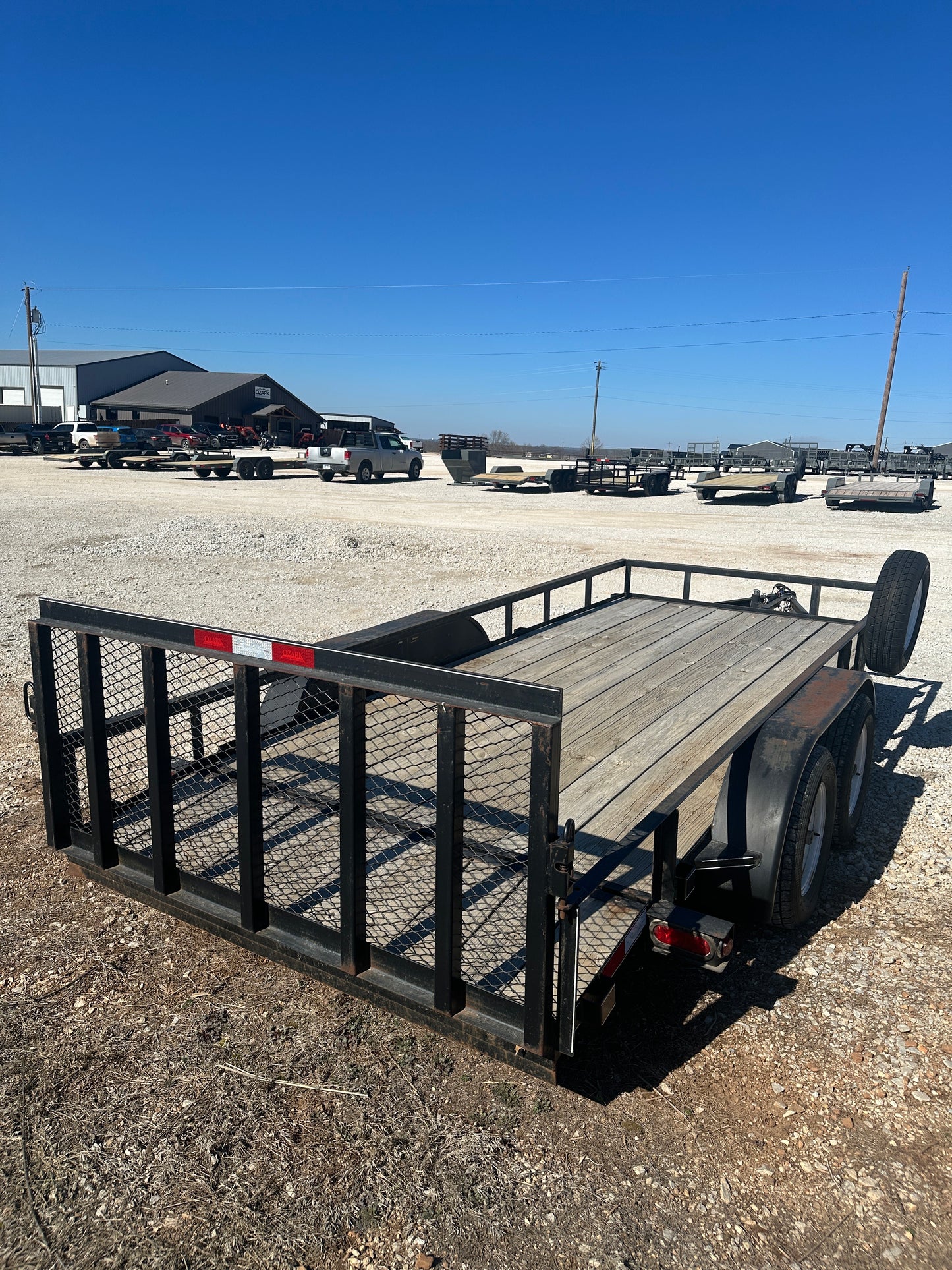 2021 Used Ozark 76x16 7k Utility #7151