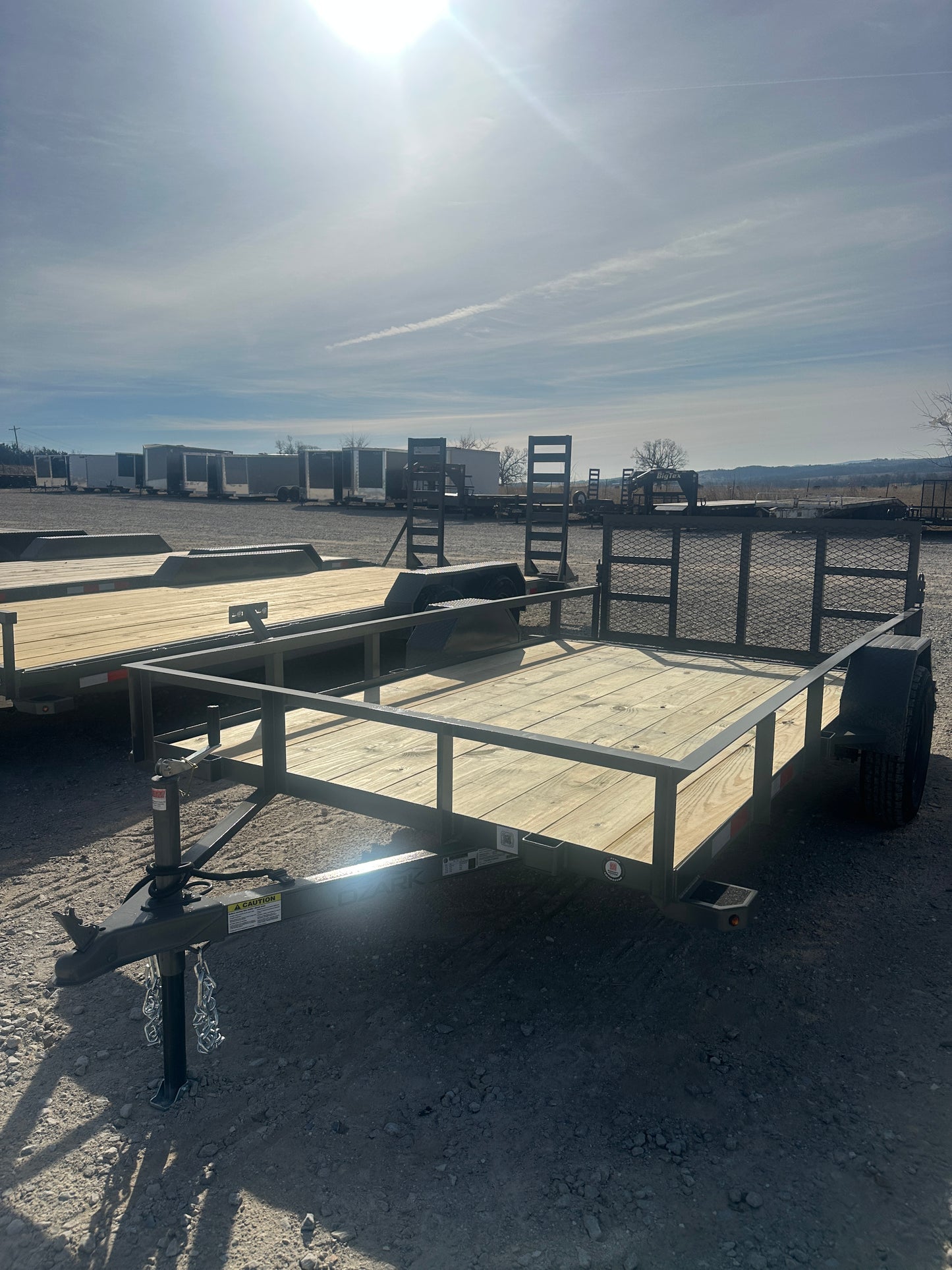 2026 Ozark 76x12 3k Utility Trailer #0604