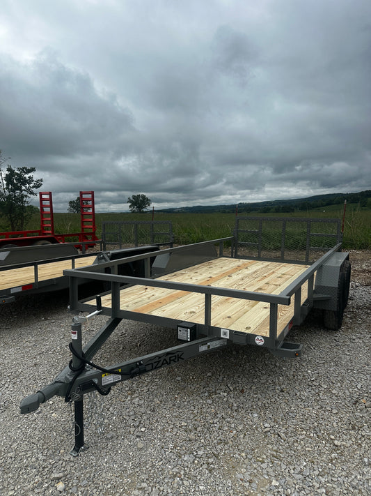 2025 Ozark 76x14 7k Utility Trailer #0791