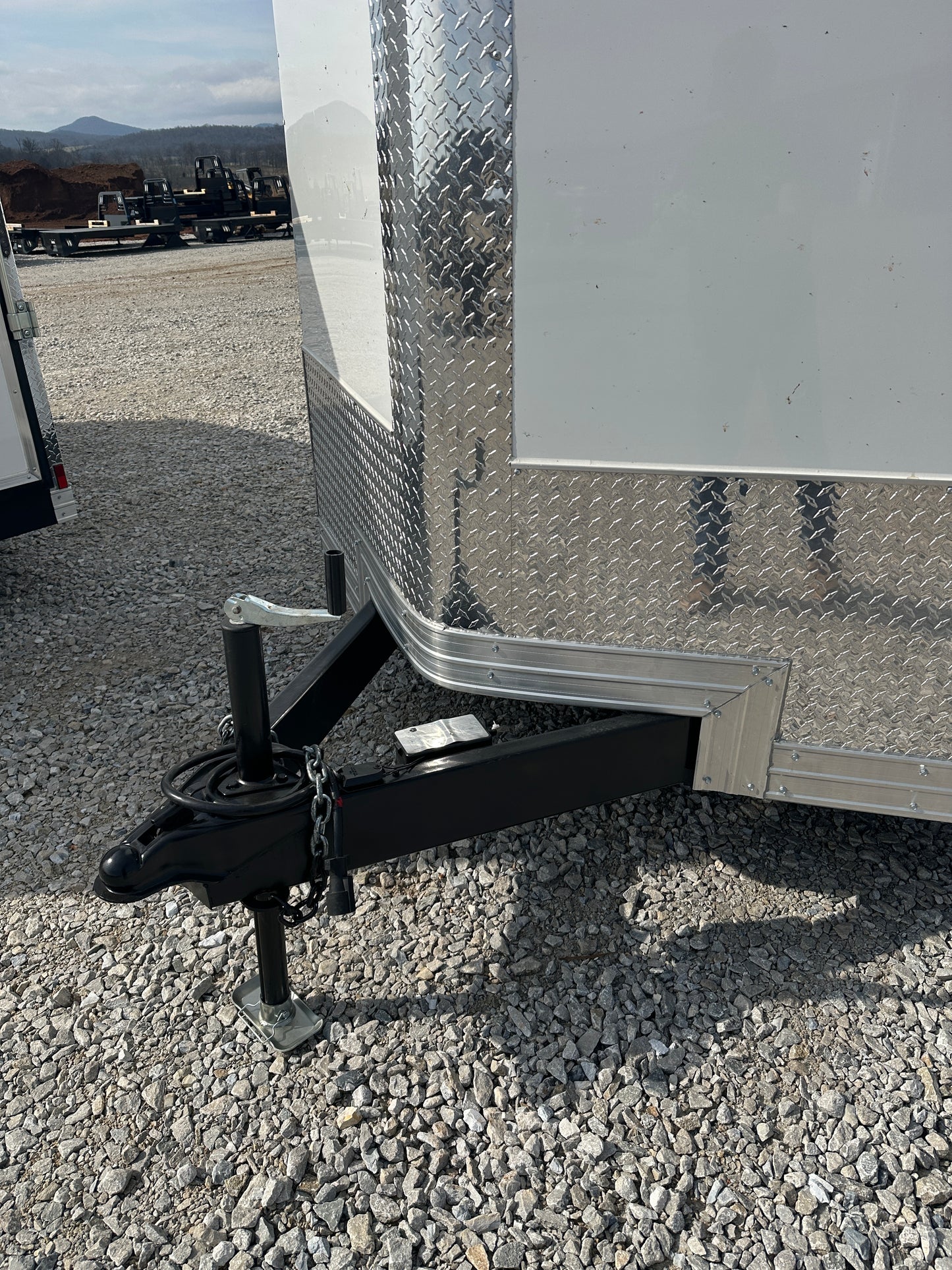 2026 Ozark 7x16TA Adv White Cargo #3811