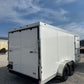 2026 Ozark 7x16TA Adv White Cargo #3811