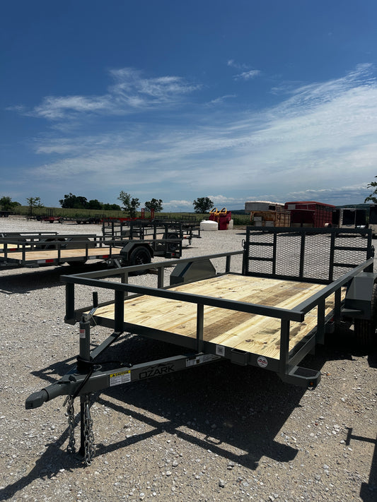 2025 Ozark 76x12 3k Utility Trailer #0845